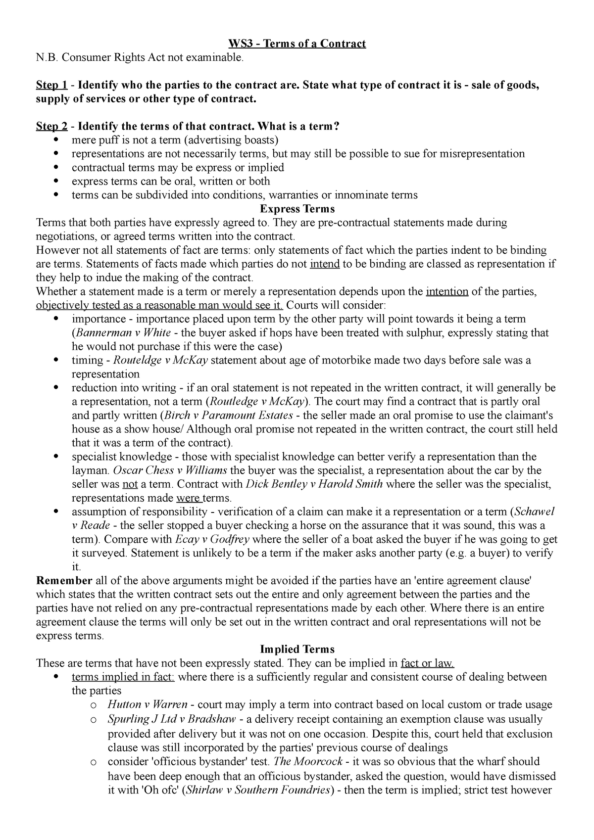 breach-of-contract-notes-ws3-terms-of-a-contract-n-consumer-rights