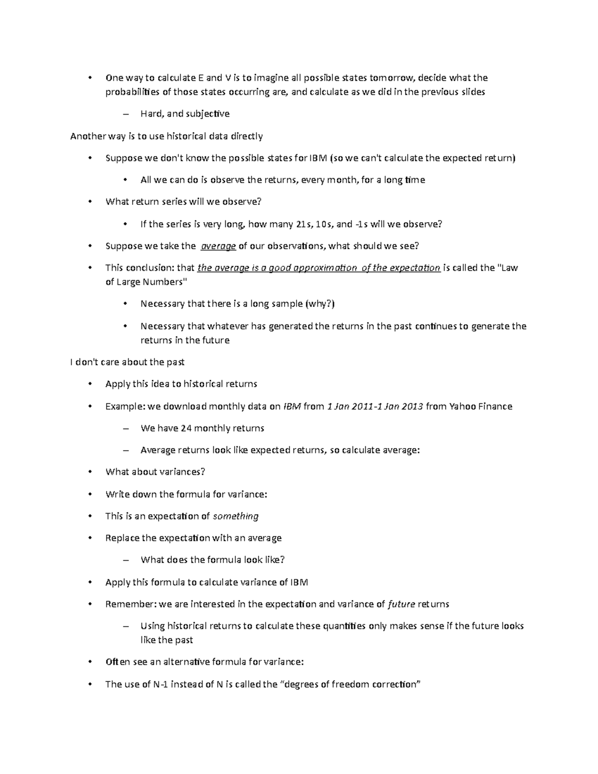 calculate-e-and-v-lecture-notes-5-one-way-to-calculate-e-and-v-is