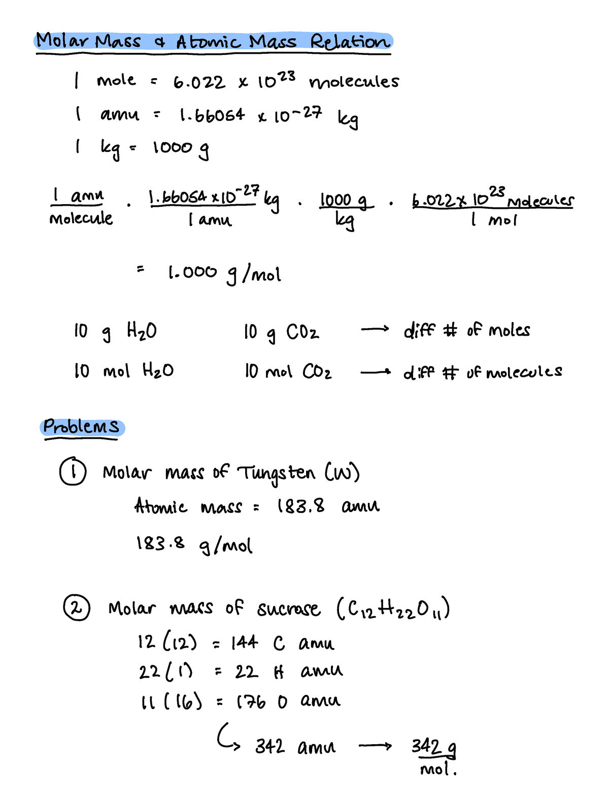 discussion-3-mole-calculations-molar-mass-a-atomic-mass-relation-i