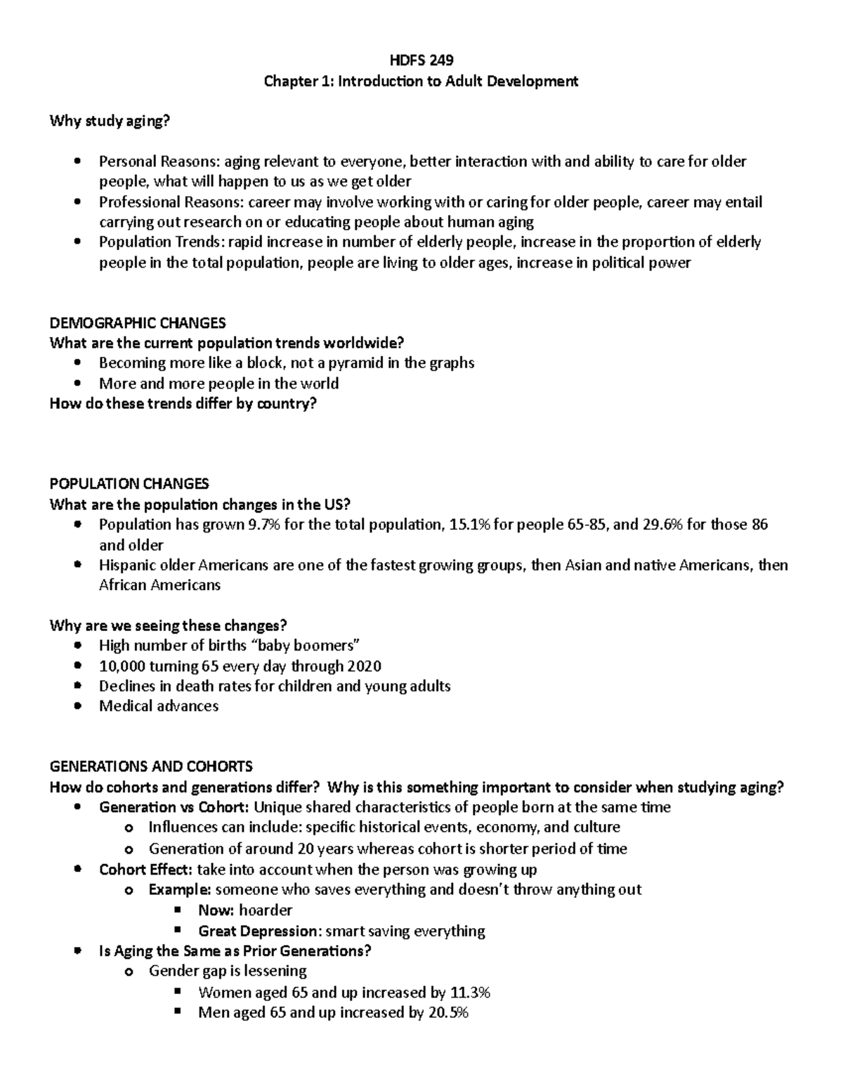 Ch1 Intro And Methods Lecture Notes Chapter 1 Hdfs 249 Chapter 1 Introduction To Adult 9413