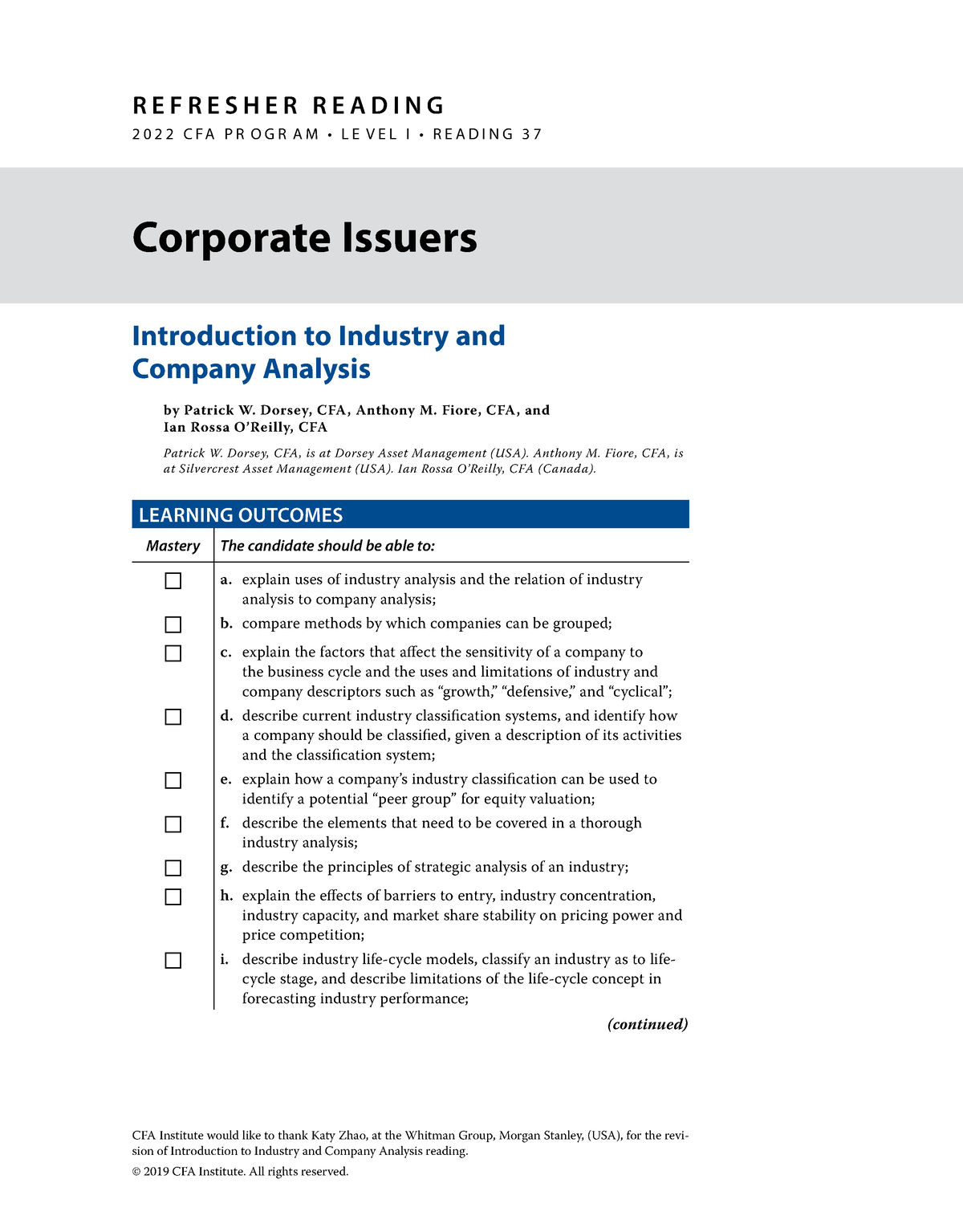 Introduction Industry Company Analysis - Introduction To Industry And ...