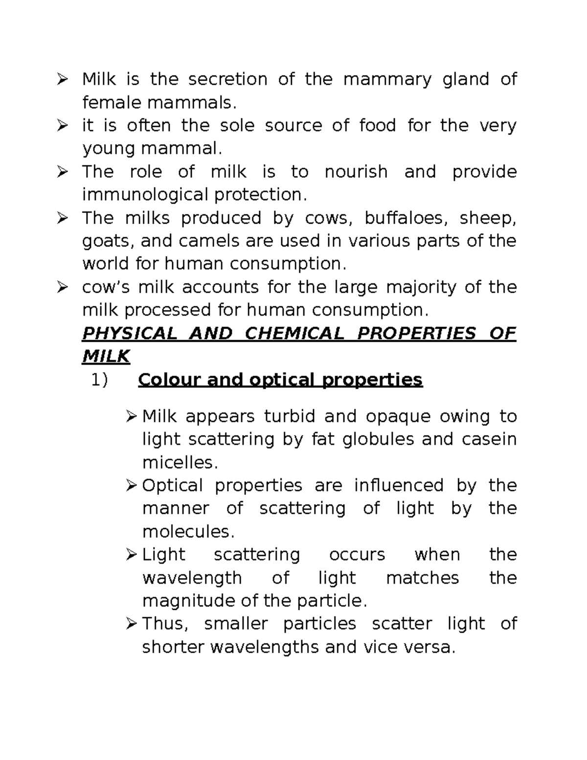 physical-and-chemical-properties-of-milk-milk-is-the-secretion-of-the