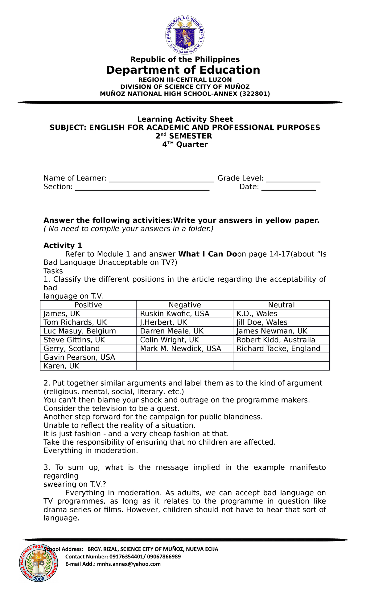 4th-quarter-las-for-eapp-department-of-education-region-iii-central