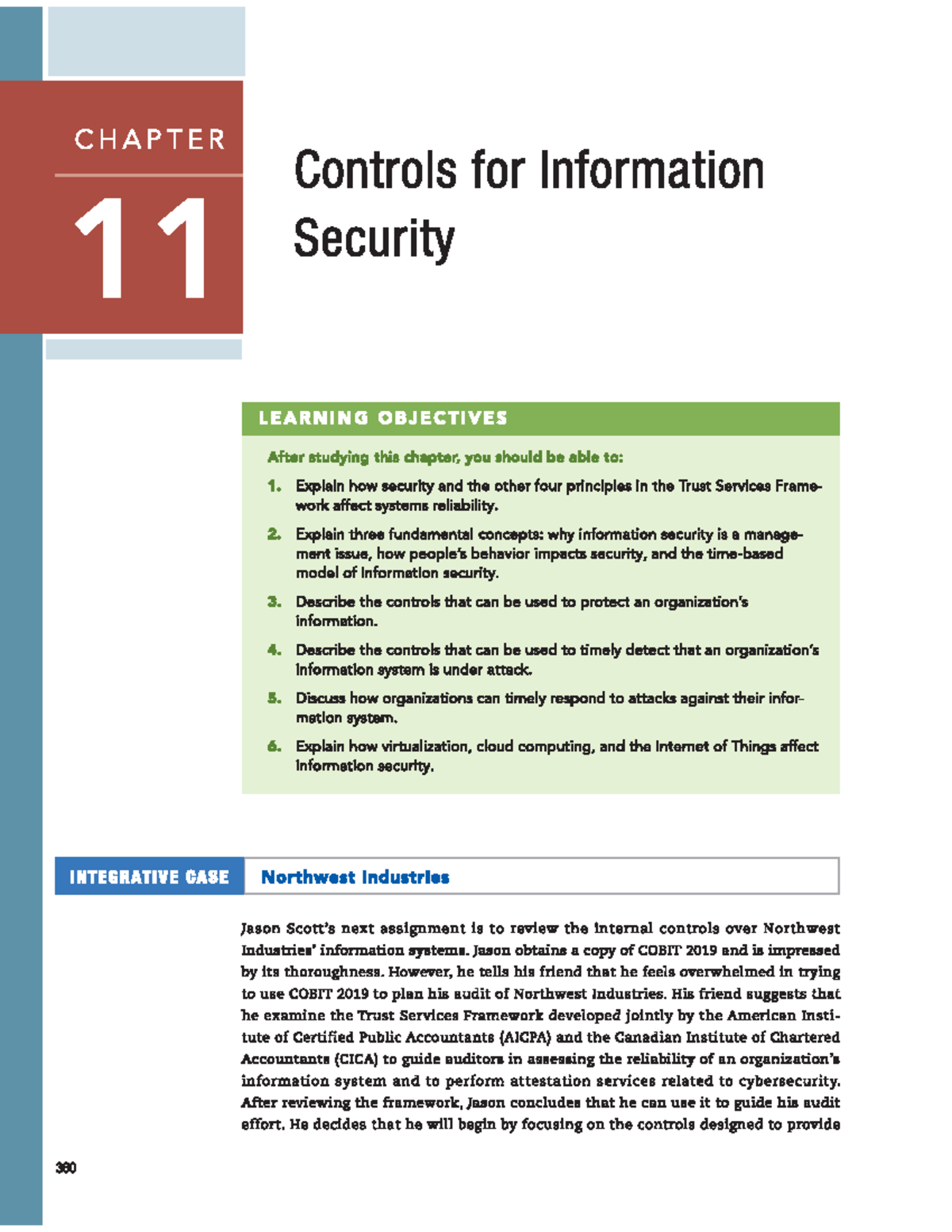 C5 AIS C111213 R - thjrbgjegjke - CHAPTER Controls for Information 11 ...
