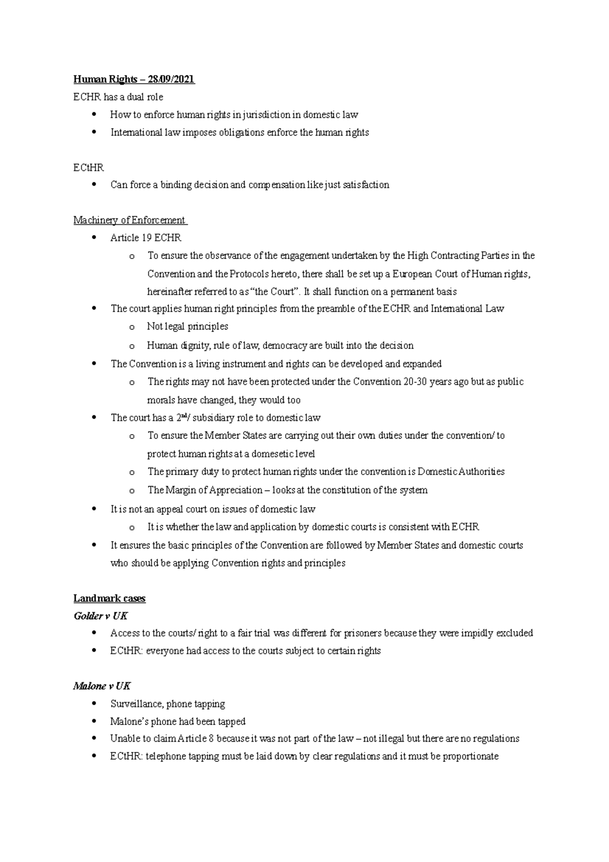 article 2 echr essay