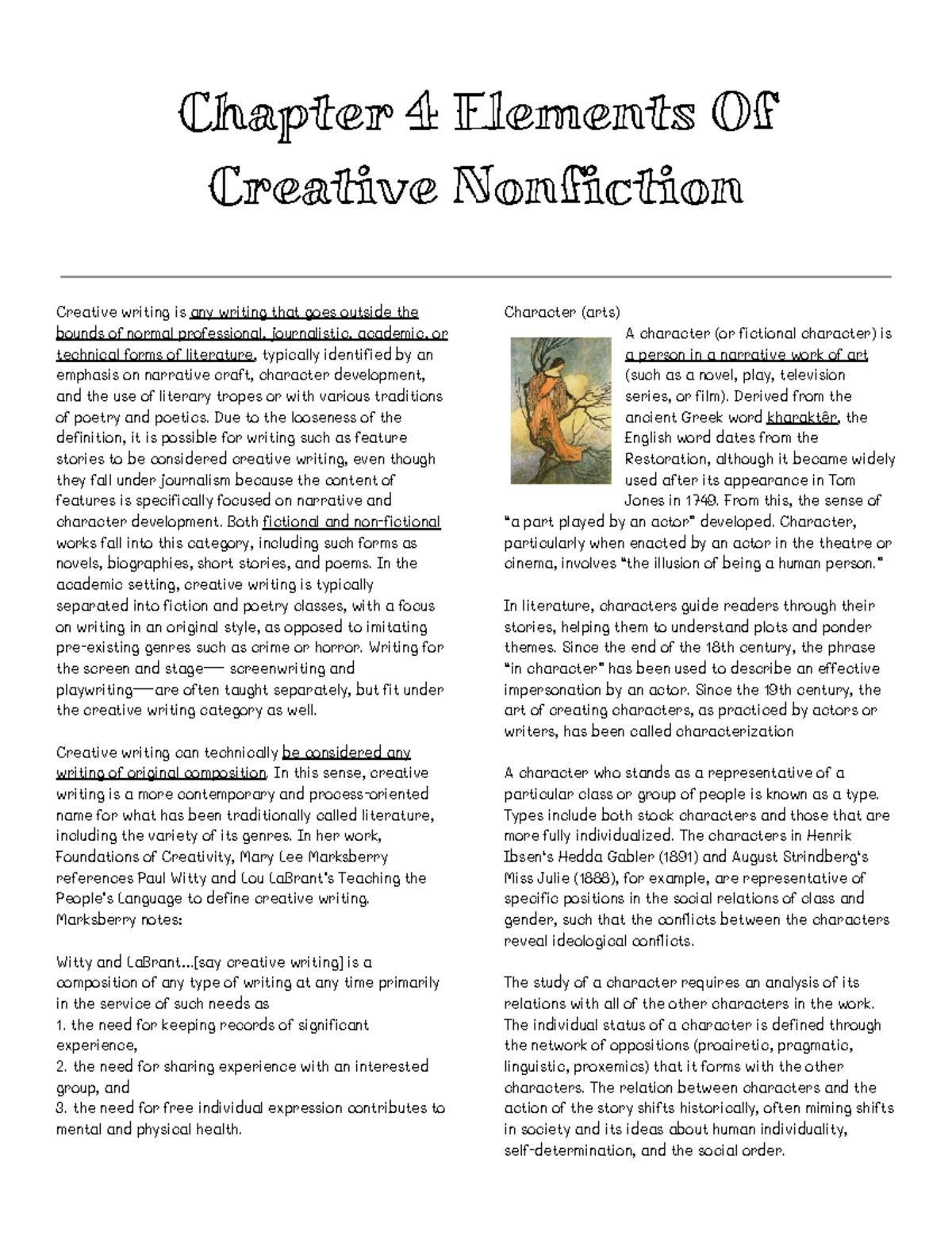 creative nonfiction short essays