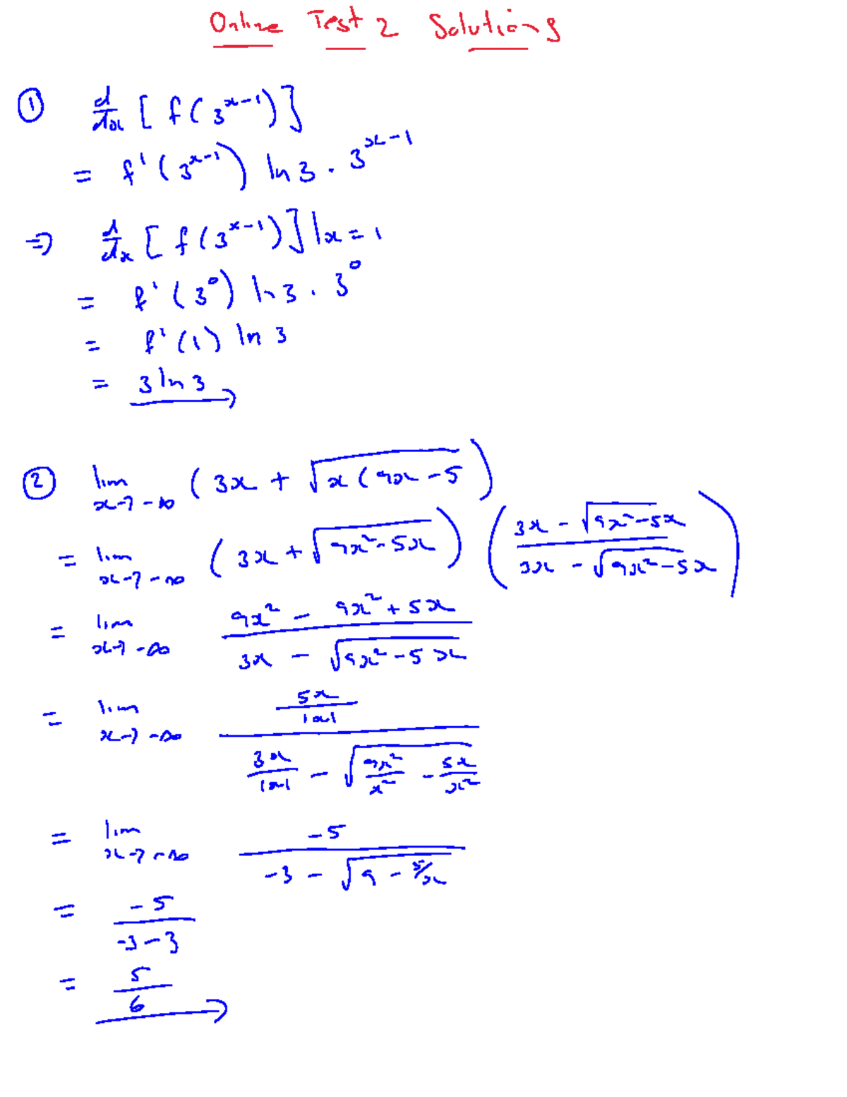 Solution online test 2 - aid - Math 131 - Studocu