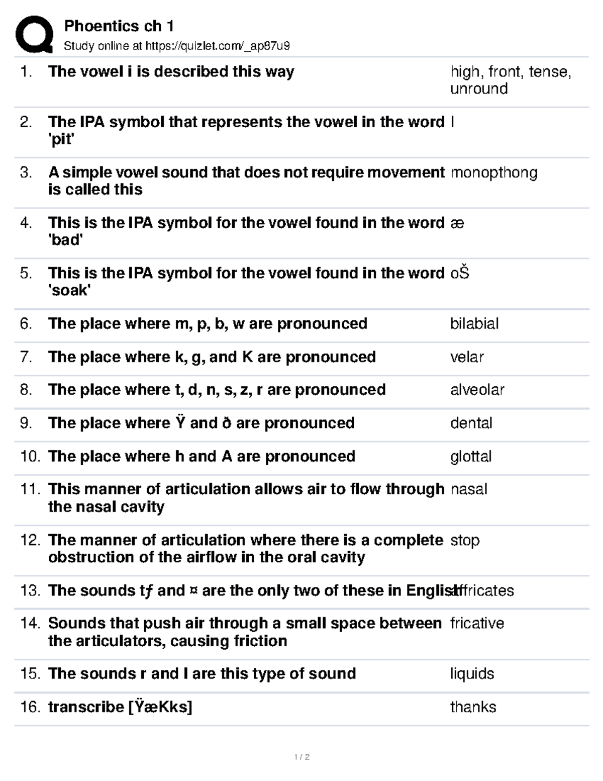 Fitness Quiz Quizlet - 9m6n9s3