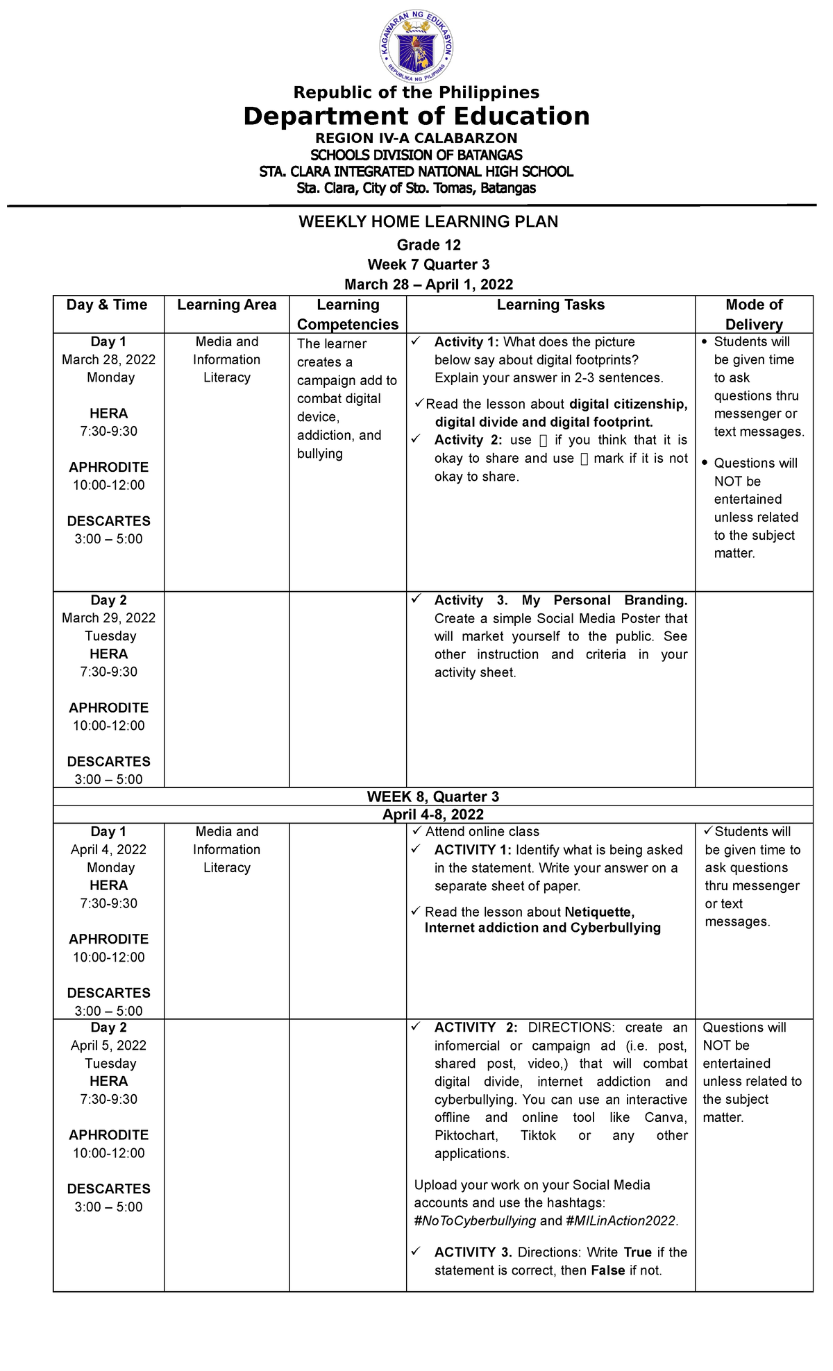 MIL.WHLP.Q3.Week 7-8 - This is all about Media And Information Literacy ...