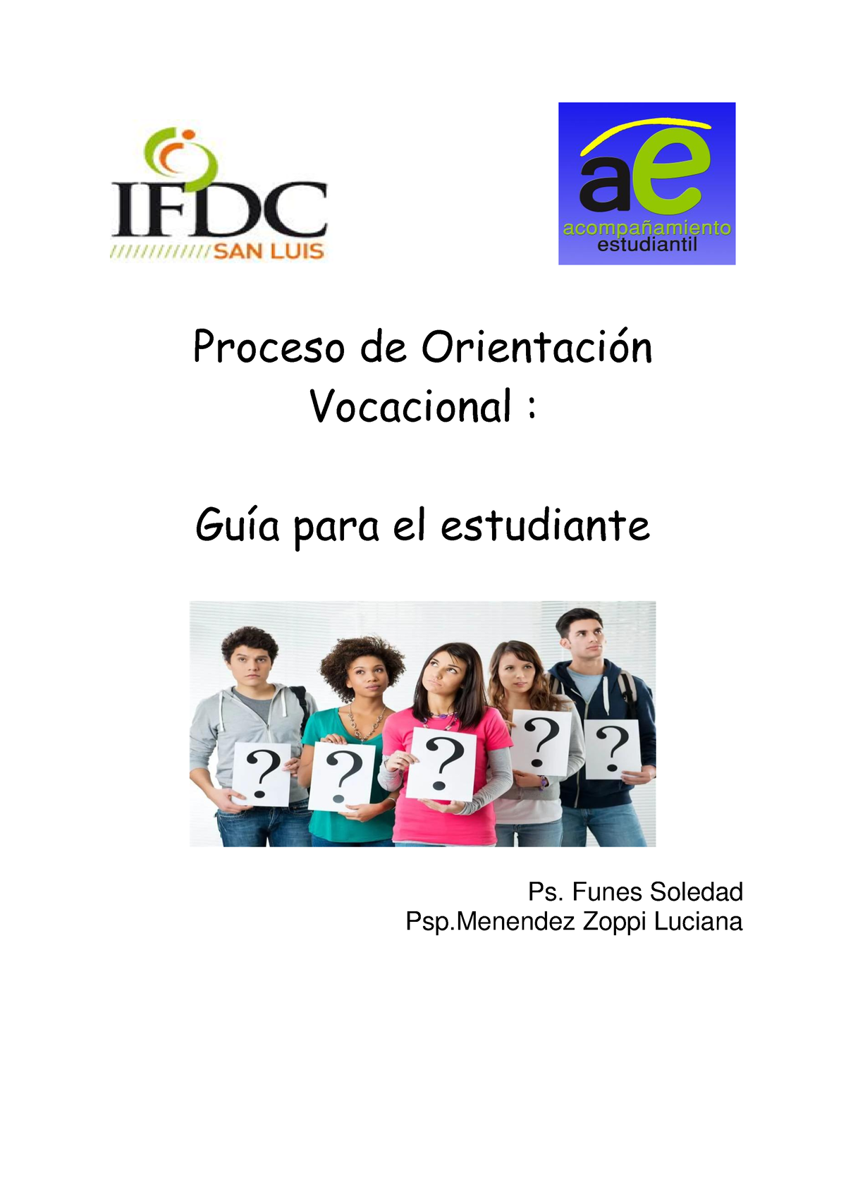 Cuadernillo-de-Ov - Sobre Orientacion Vocacional - Proceso De ...