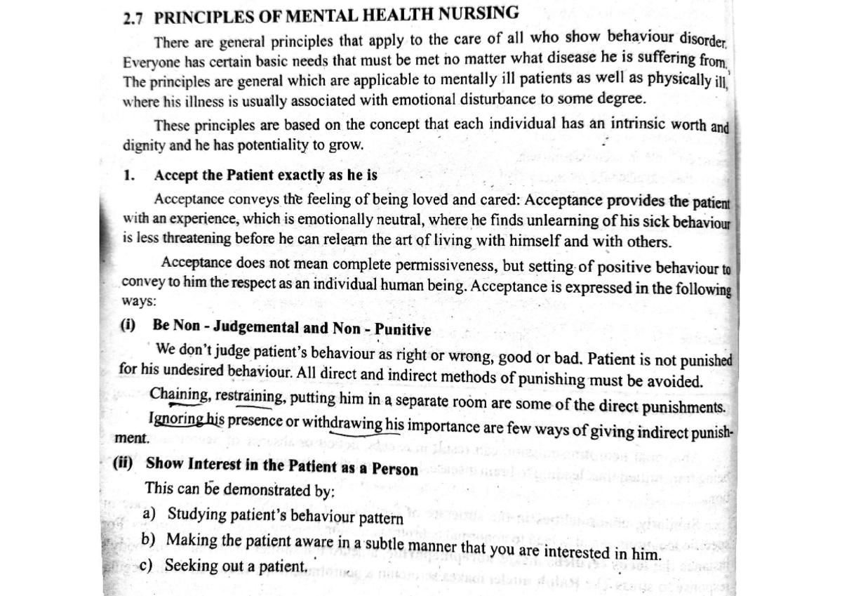 9-principles-of-mental-health-nursing-bsc-nursing-studocu