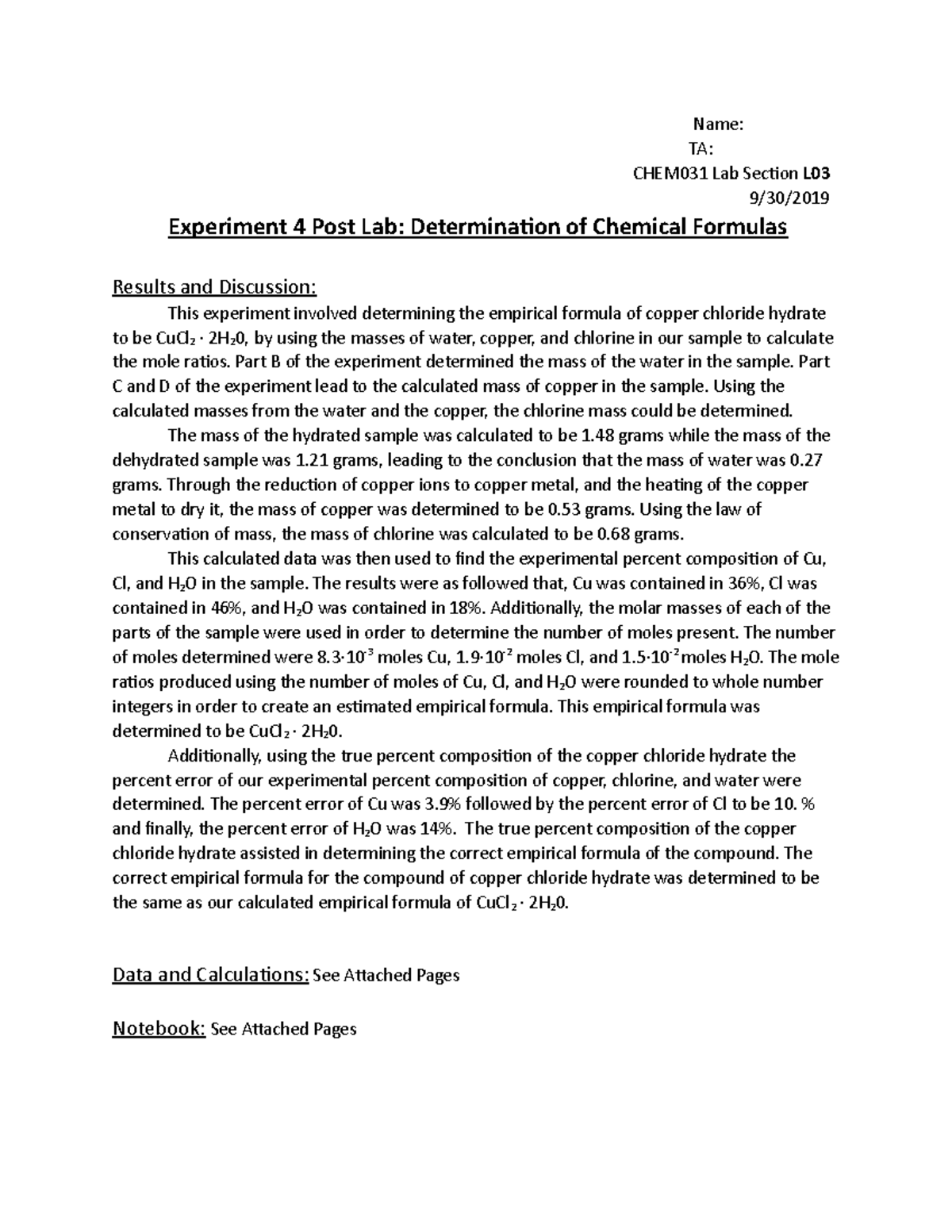 lab-4-post-lab-determination-of-chemical-formulas-name-ta-chem031