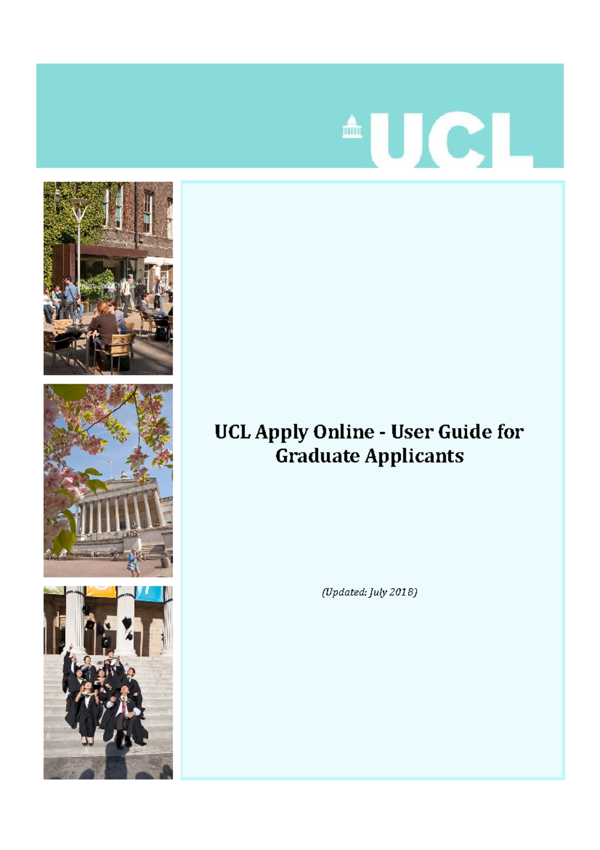 how to apply for phd at ucl