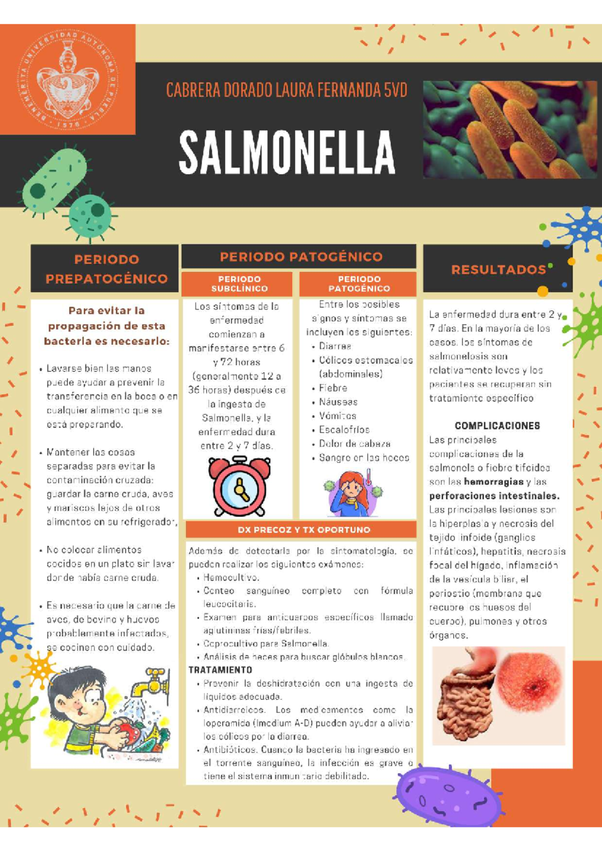 Historia Natural de la Enfermedad Salmonella Microbiología Studocu