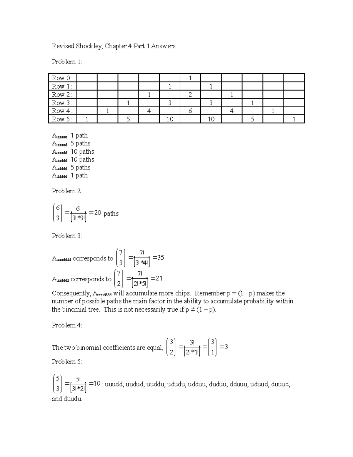 Shockanswers CH4P1 - ACCT A540 - Revised Shockley, Chapter 4 Part 1 ...