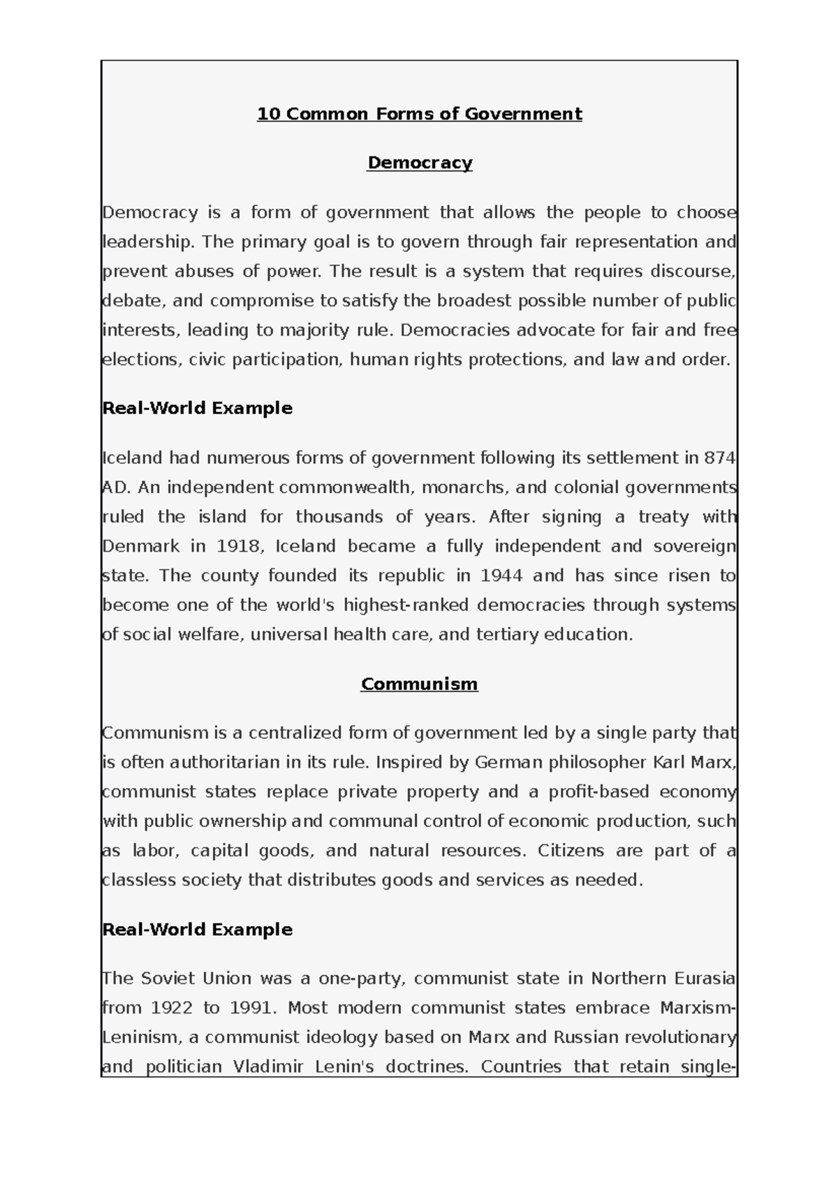 10-common-forms-of-government-10-common-forms-of-government-democracy