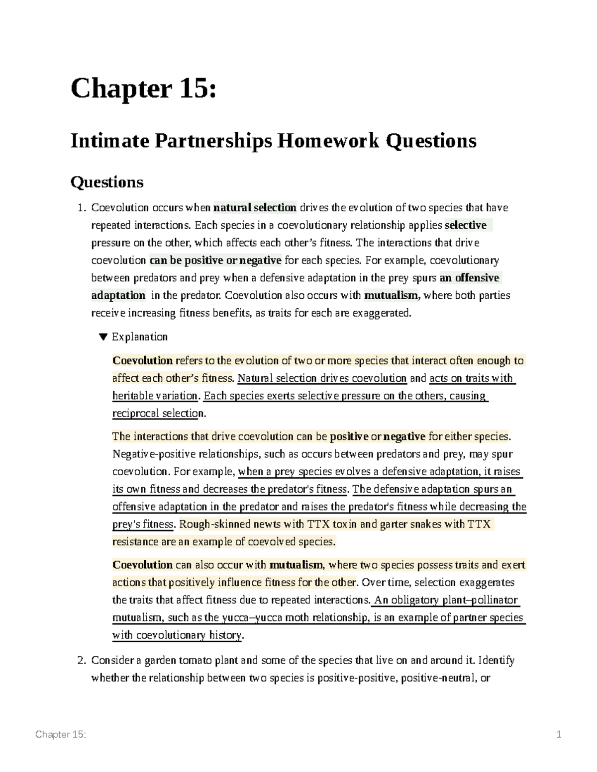 homework ch 15 self paced study review questions