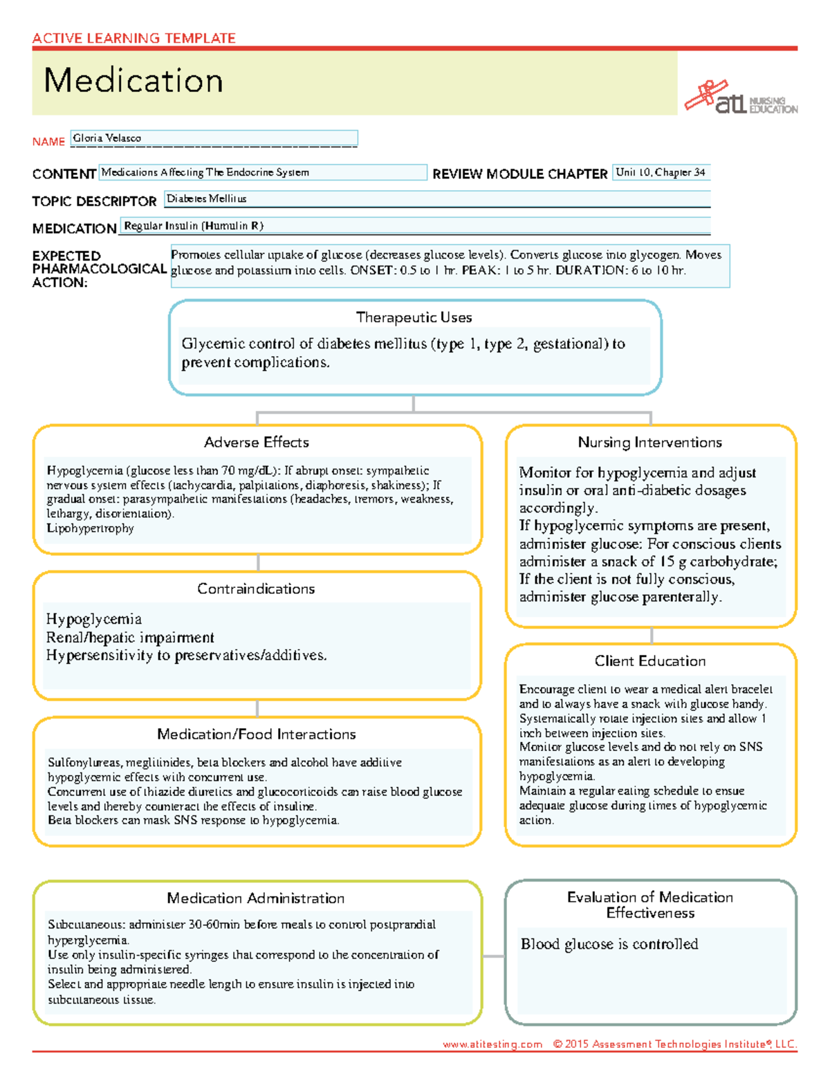 Endocrine - regular insulin - Humlin R - Adverse Effects ...