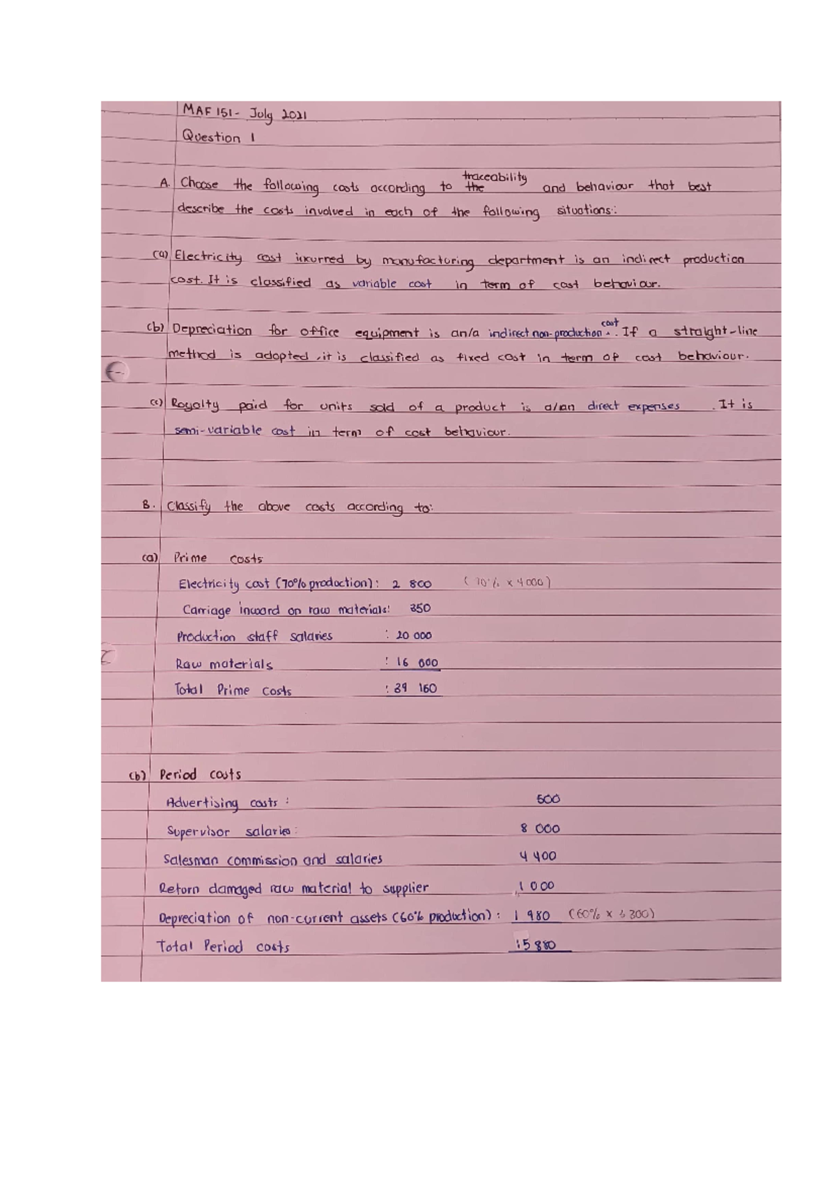 Maf151 B Fundamental Cost Accounting Studocu Maf151 B Fundamental Cost Accounting Studocu