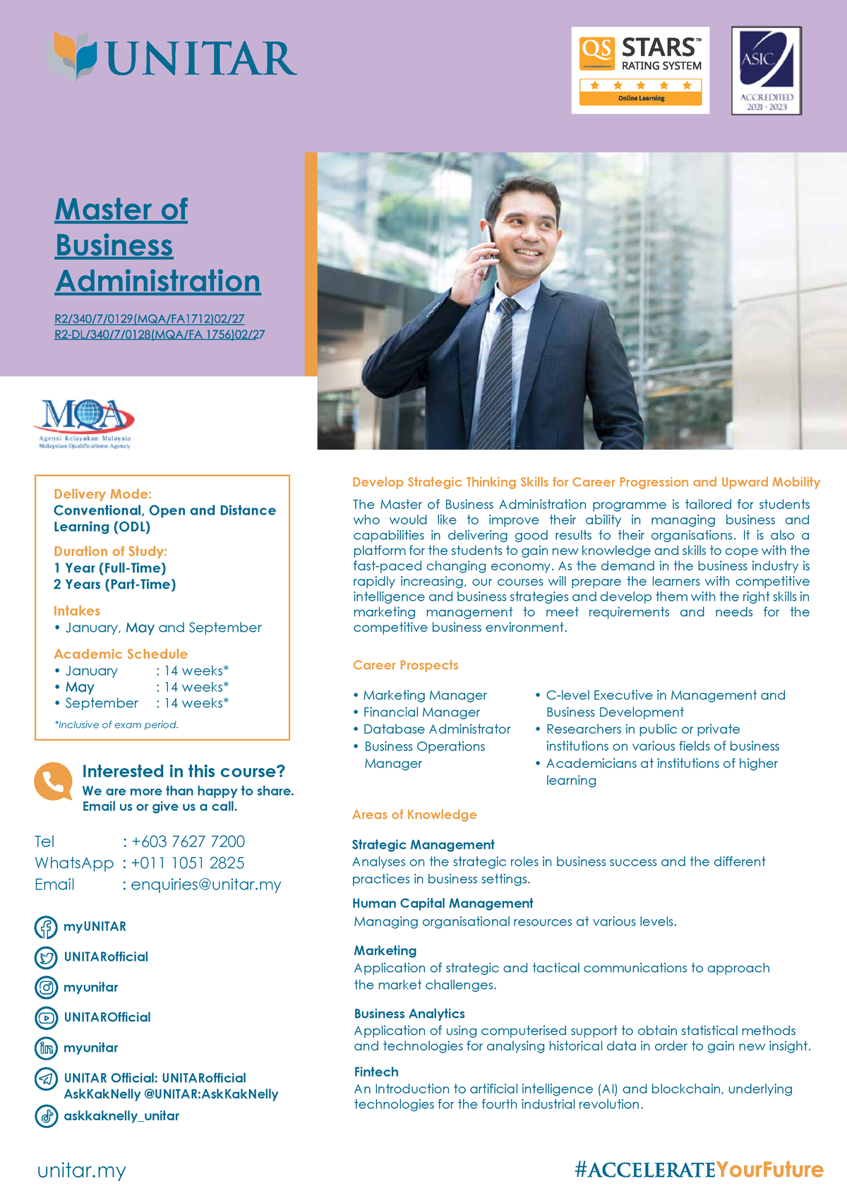 Master Of Business Administration - Master Of Business Administration ...