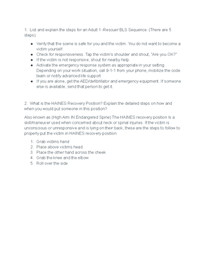 Acting in an Emergency - The transmission of infectious disease occurs ...