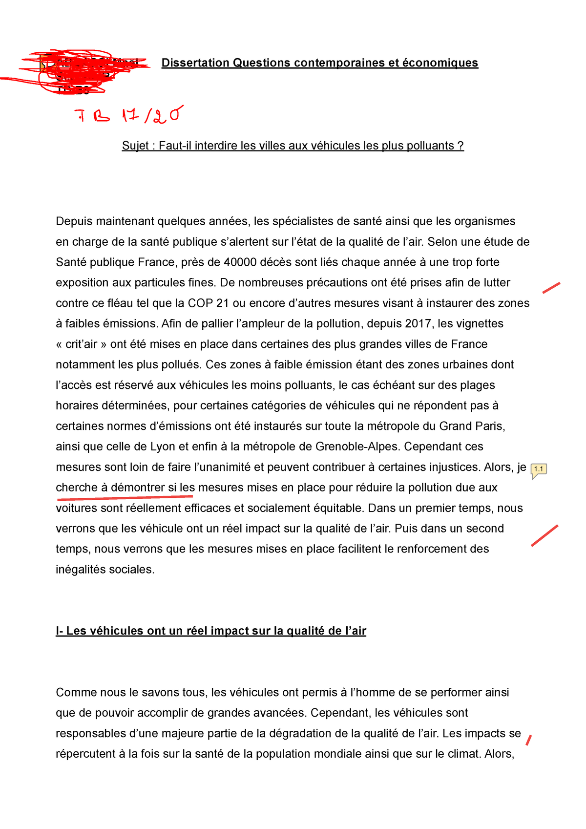 dissertation question contemporaine