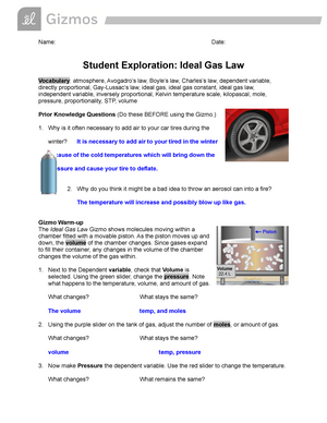 Gizmos Moles Answer Sheet - Ideal Gas Law Gizmo Answers What Is The Relationship Between Jacques Charles And Robert Boyle / It is important to know the difference between mole and vole damage to the landscape.
