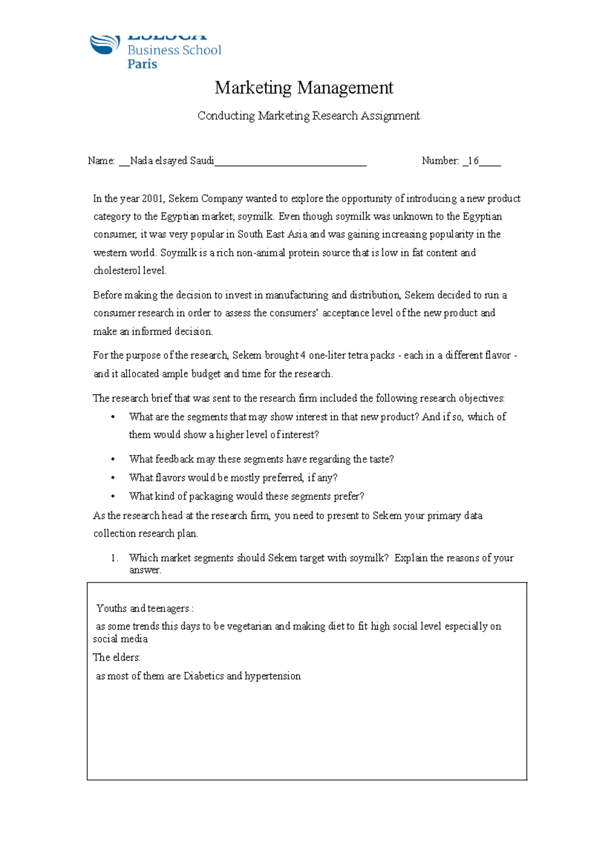 Sekem's case study - some notes - Marketing Management Conducting ...