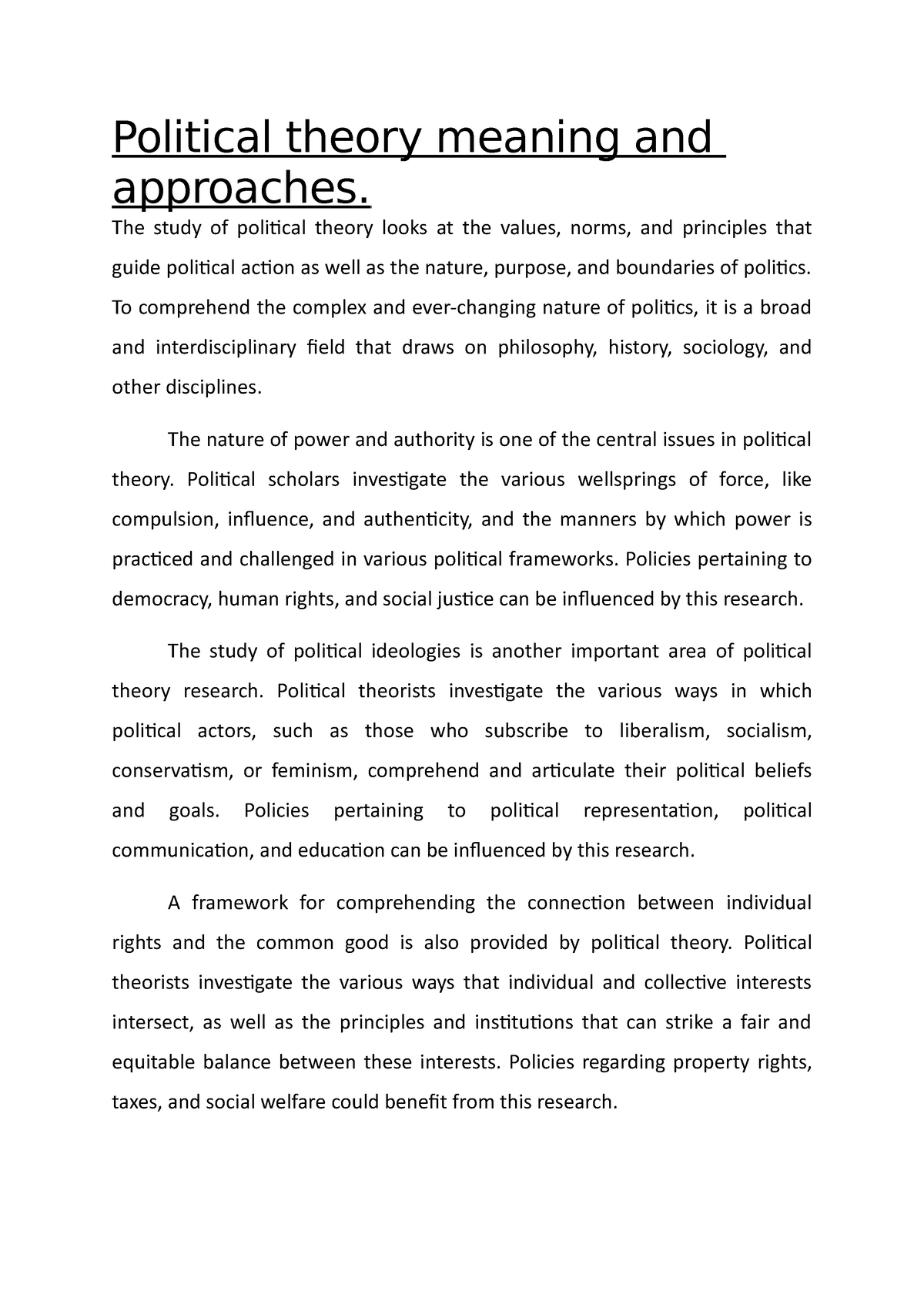 political-theory-meaning-and-approaches-the-study-of-political-theory