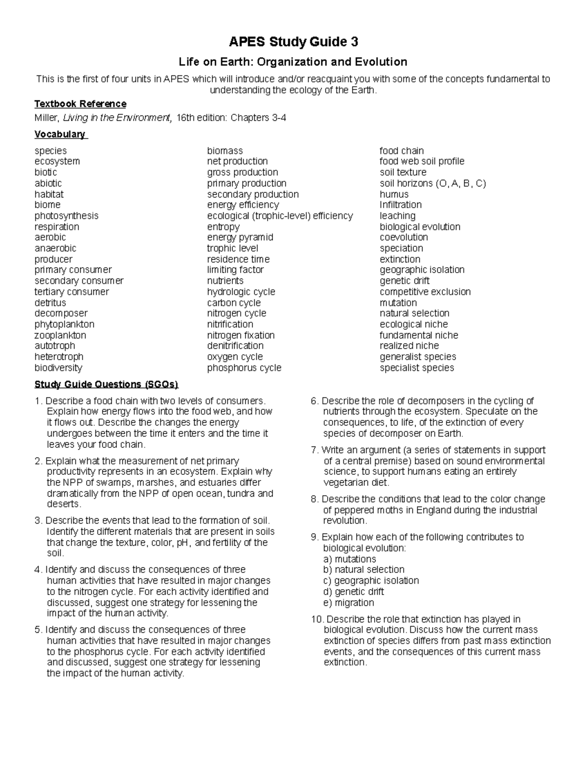 apes chapter 3 case study