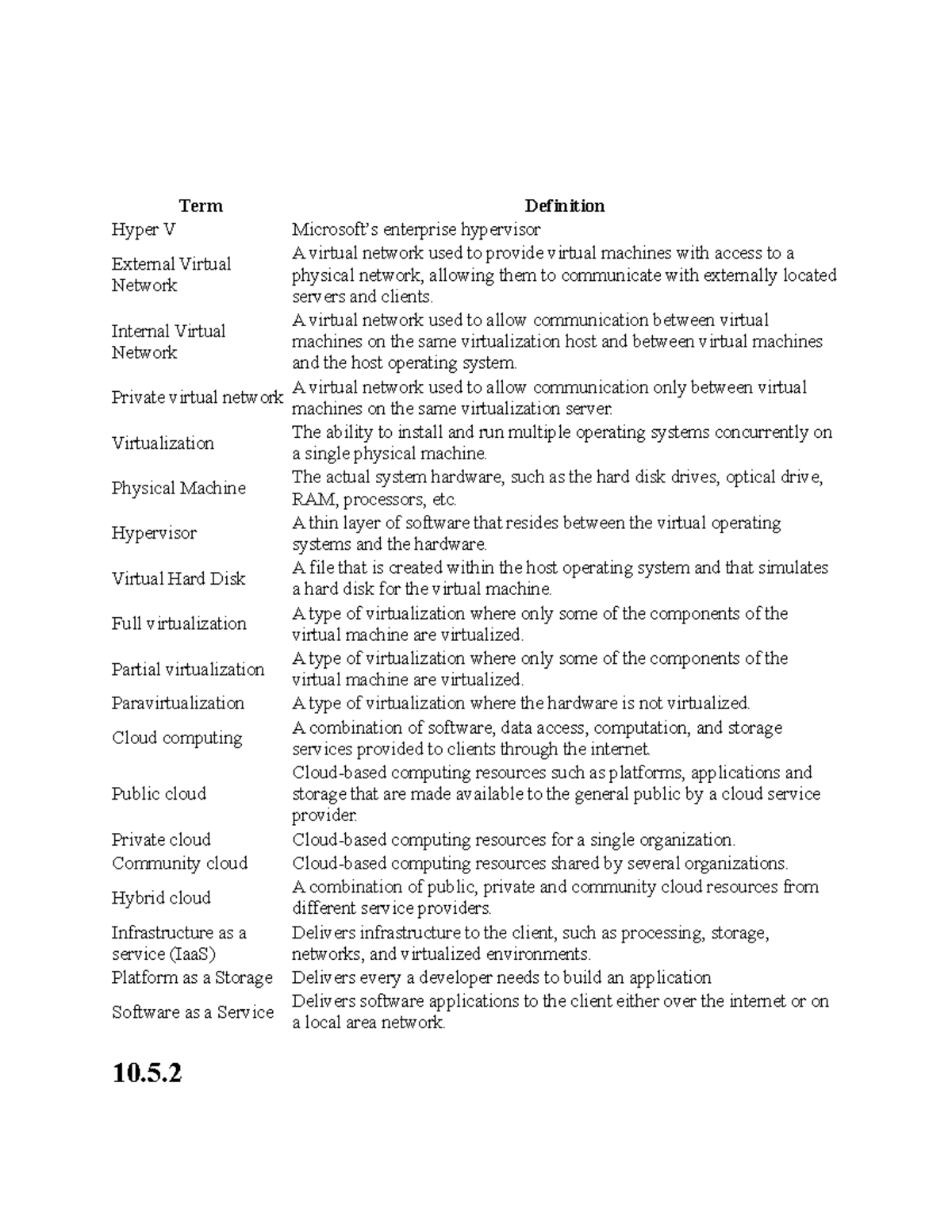 IT 202 chapter three notes for operating systems - Term Definition ...