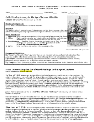 amsco Ch. 5+ Reading+guide for AP USH - Class Due Guided Reading ...