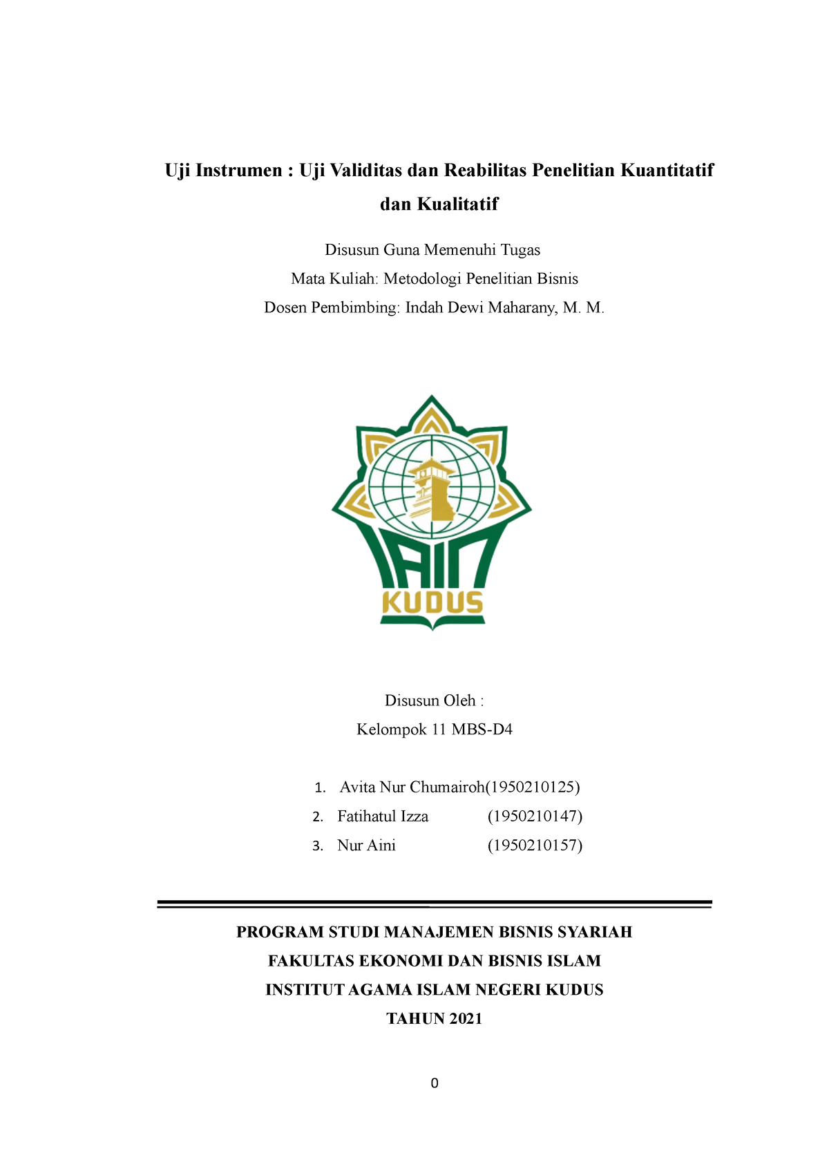 Uji Instrumen : Uji Validitas Dan Reabilitas Penelitian Kuantitatif Dan ...