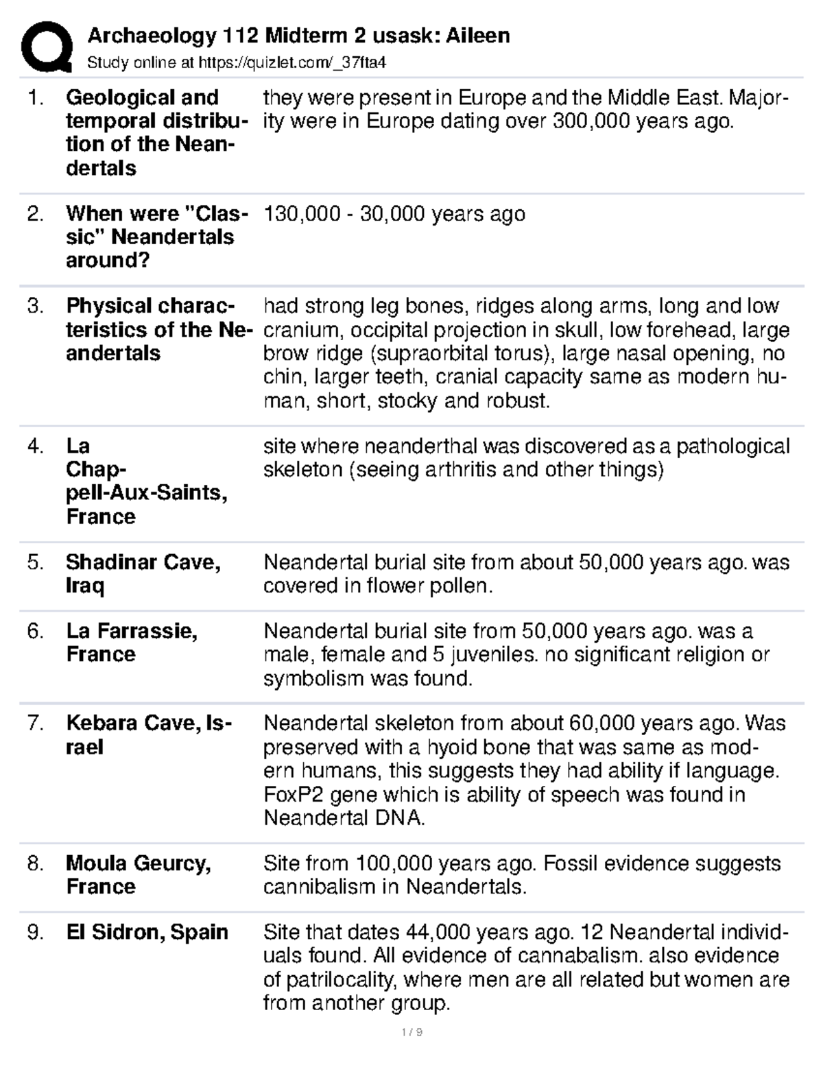 Archaeology Quizlet Study online at quizlet/_37fta Geological and