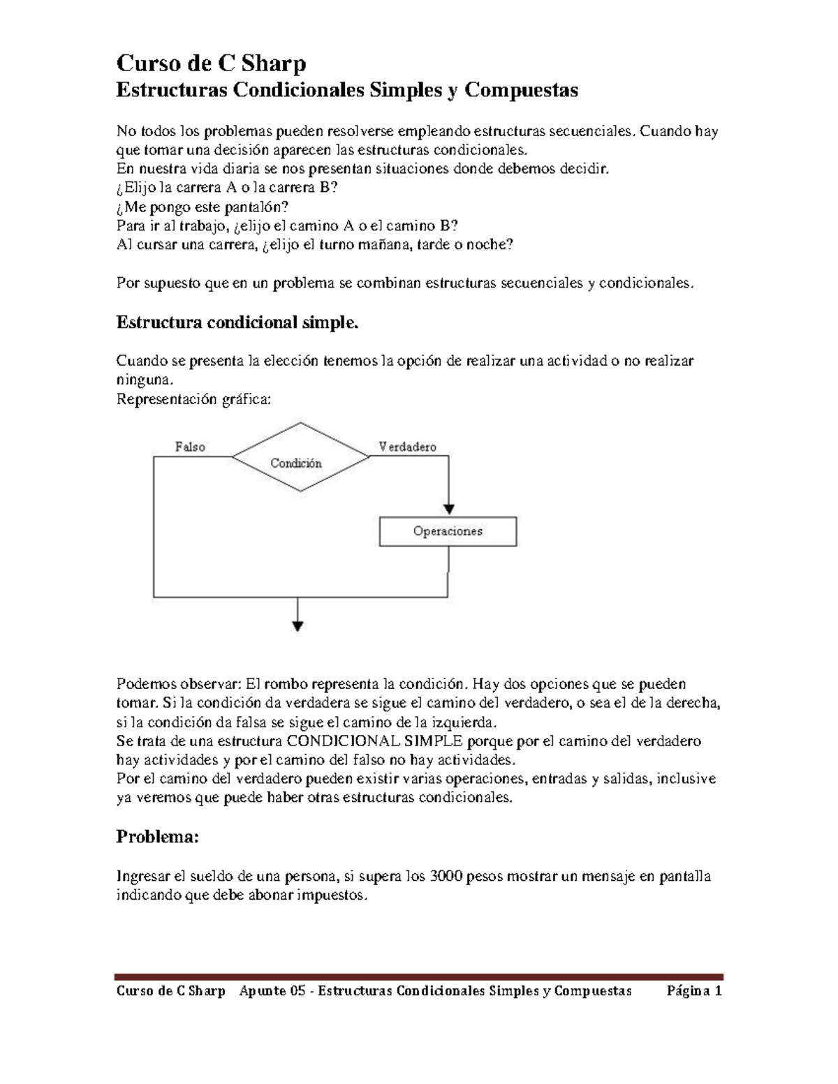 Apunte 05 - Estructuras Condicionales Simples y Compuestas ...