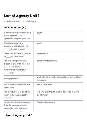 The Law Of Agency Chapter 2 - Agency Coupled With An Interest An Agency ...