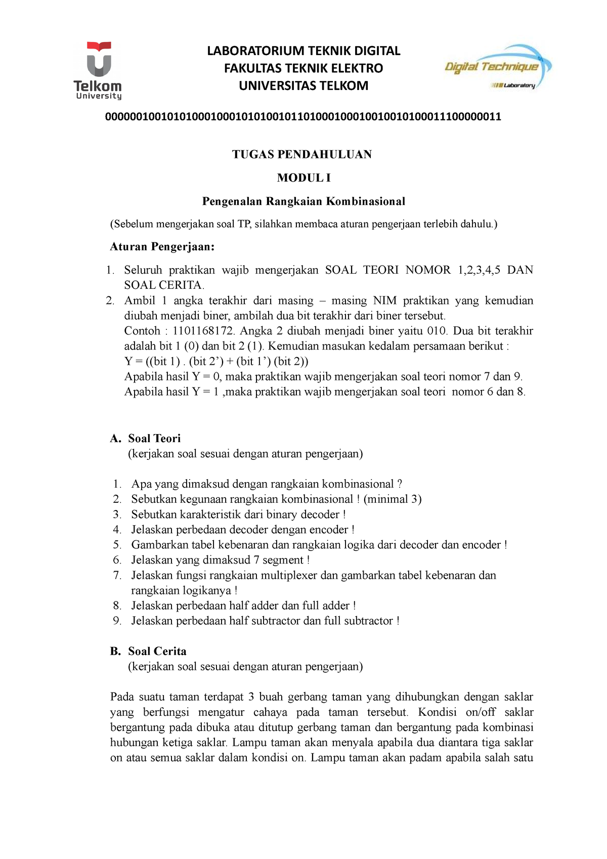 TP Modul 1 - Electrical Circuit Laboratorium Tasks - LABORATORIUM ...