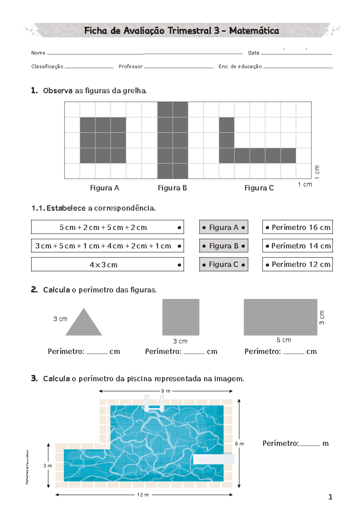 Topm2 ficha trimestral 3 - TOPM2MD © Porto Editora Nome Data ...