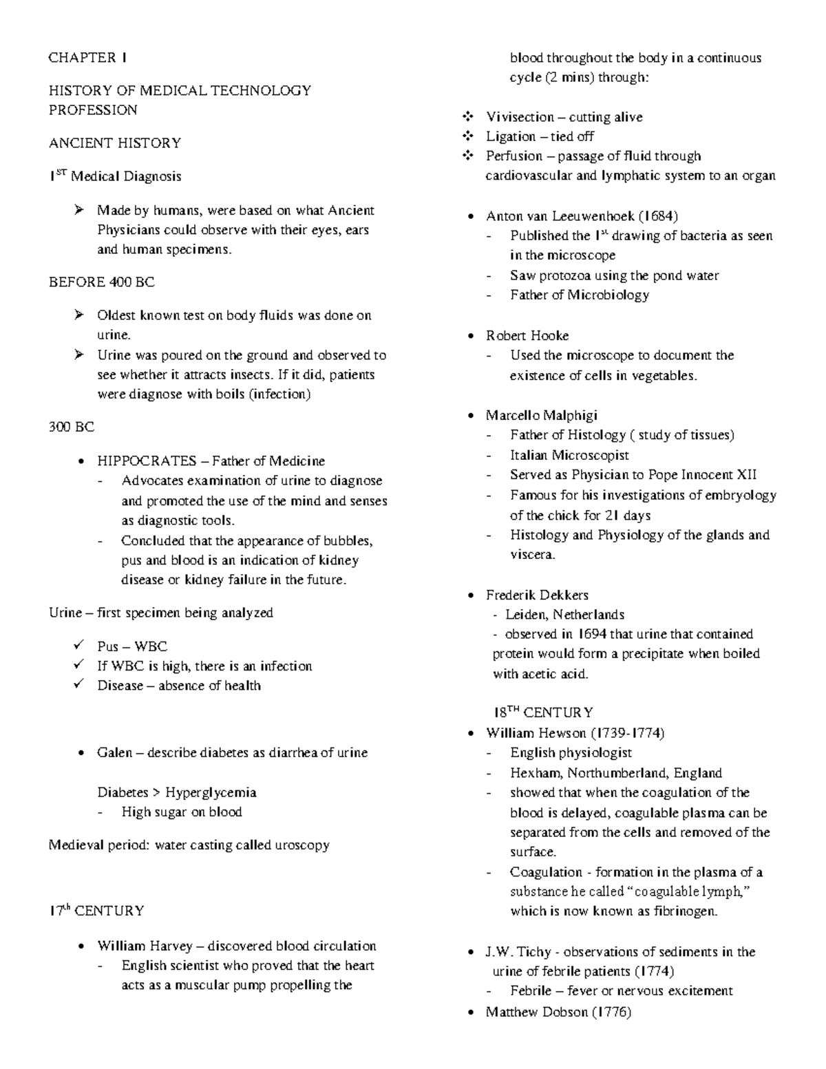 26228707 - fefsvs - CHAPTER 1 HISTORY OF MEDICAL TECHNOLOGY PROFESSION ...