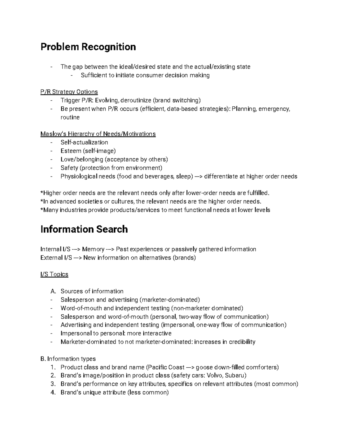 Problem Recognition - Lecture notes 1 - Problem Recognition - The gap ...