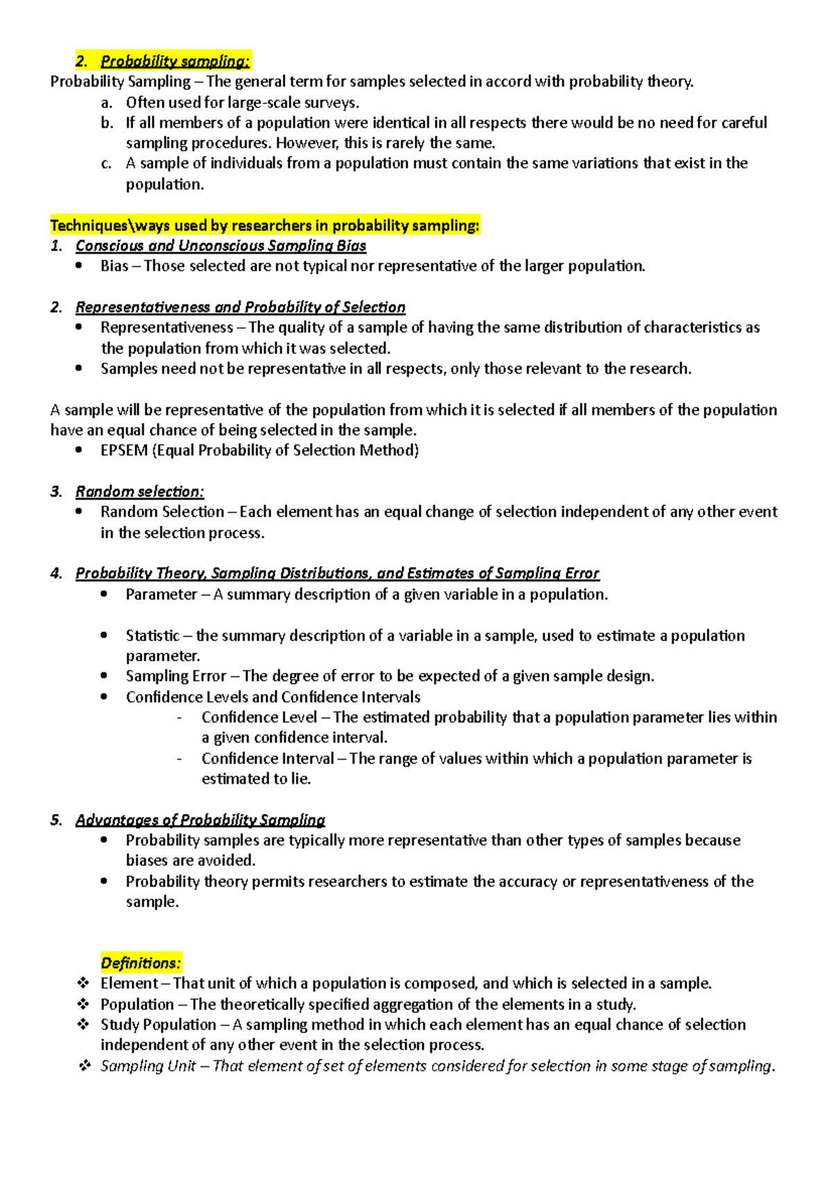 Probability sampling - Probability sampling: Probability Sampling – The ...