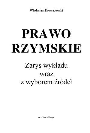 Prawo Rodzinne - Notatki - Prawo Rodzinne I. Rodzina Rzymska W Prawie ...