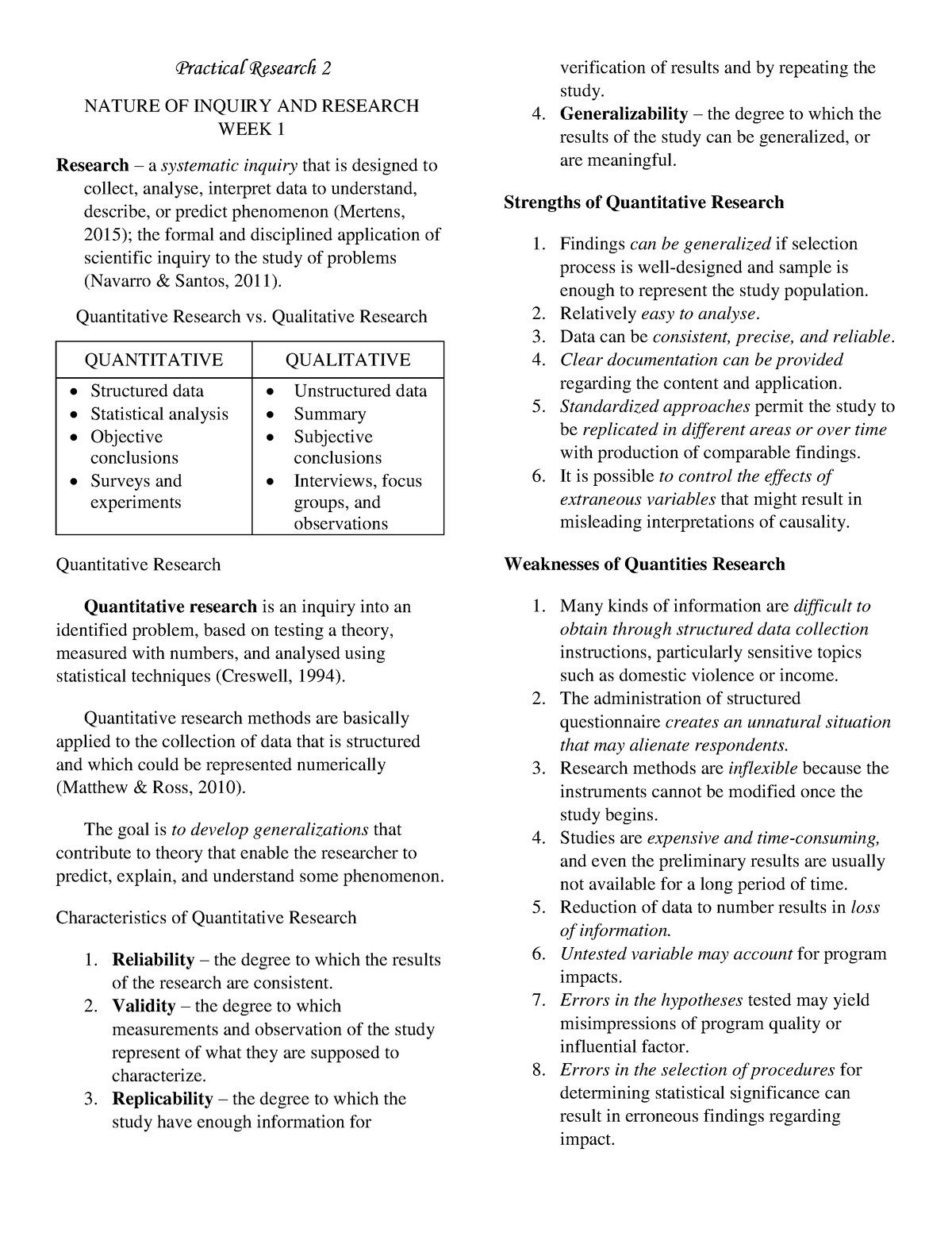 practical research 2 review of related literature answer key