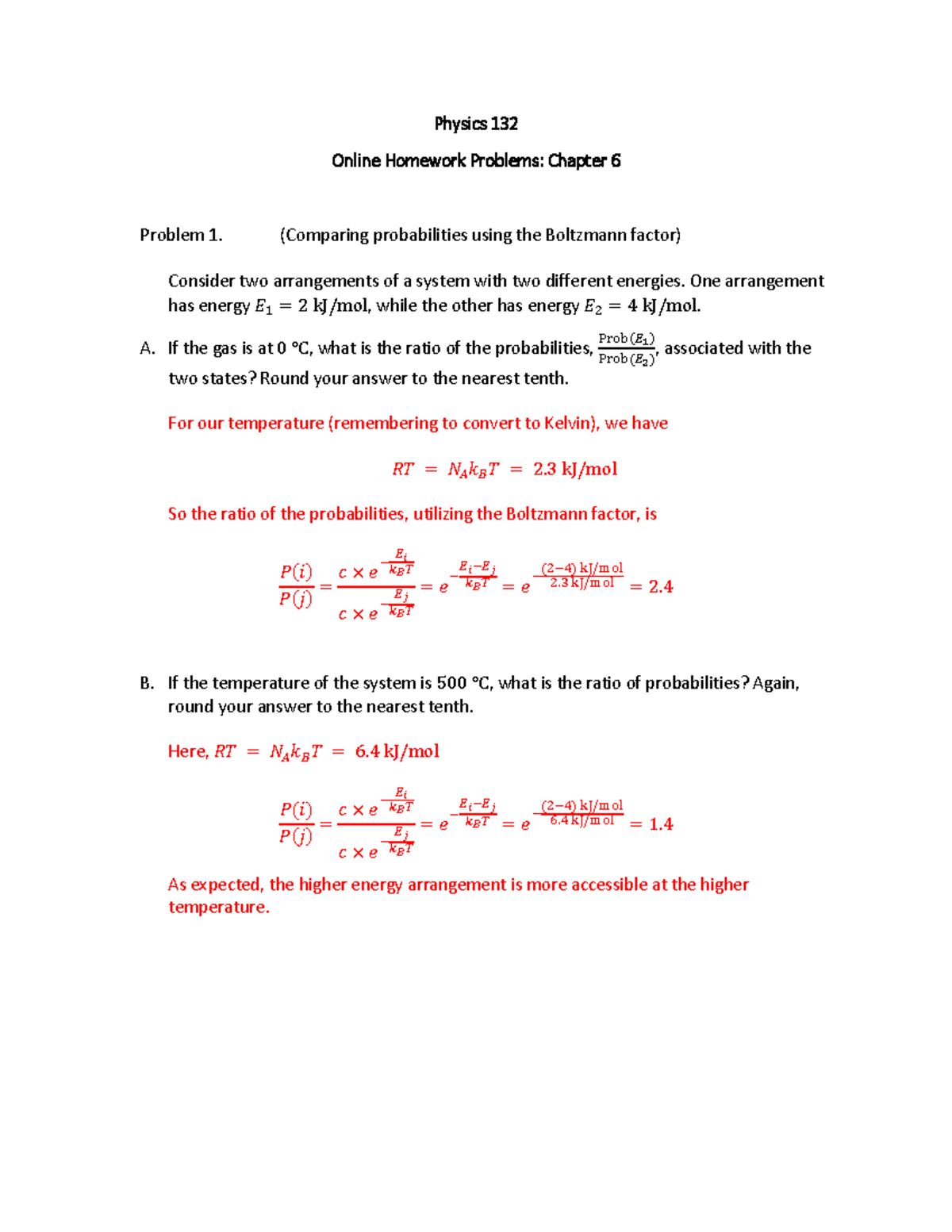 Ch 6 Online HW Solution - Physics - Physics 132 Online Homework ...