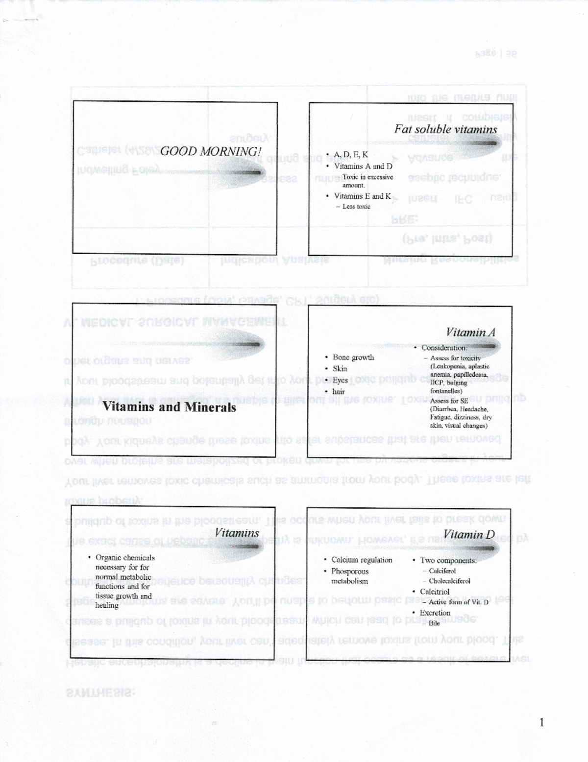VitaminsAND Minerals Biochemistry Studocu