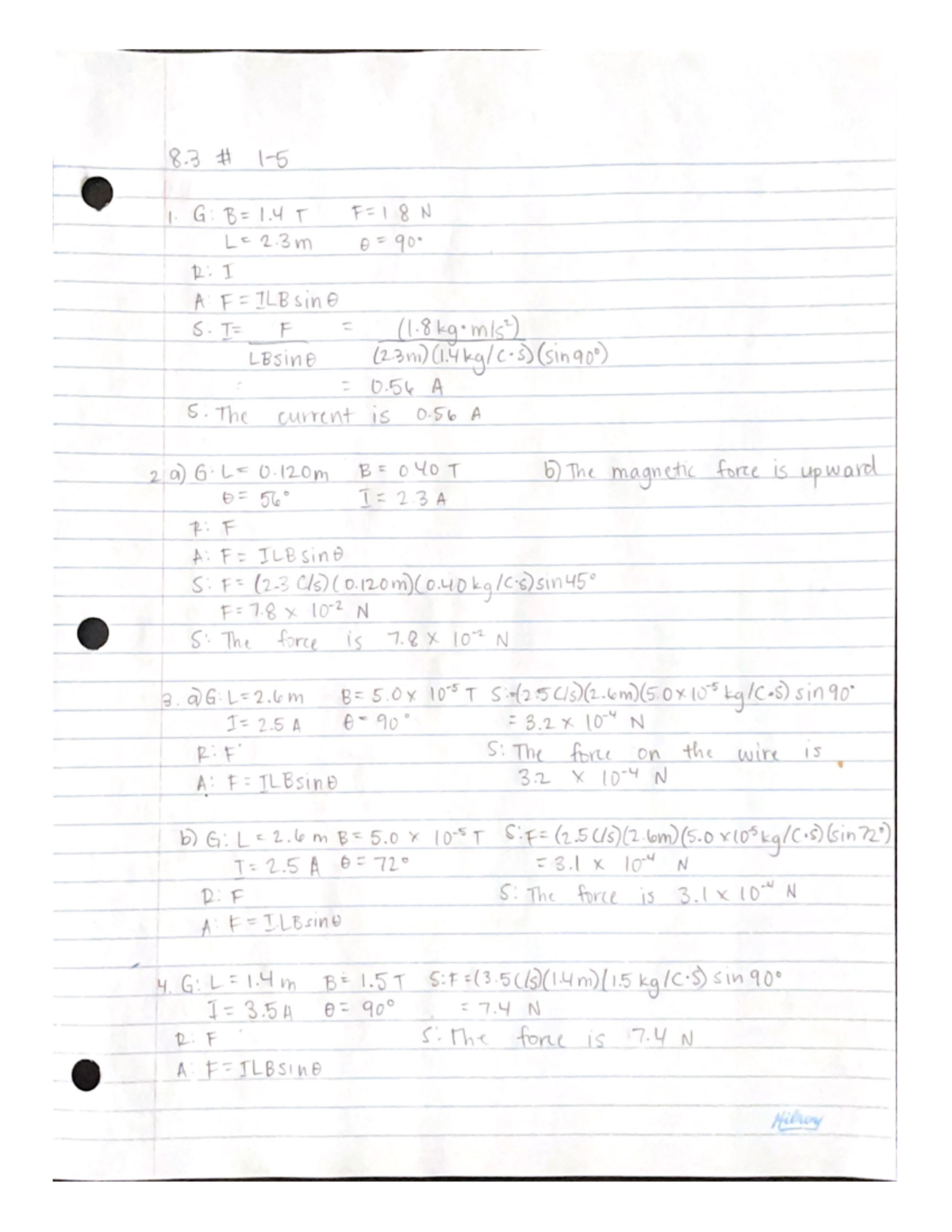 physics homework #37 answer key