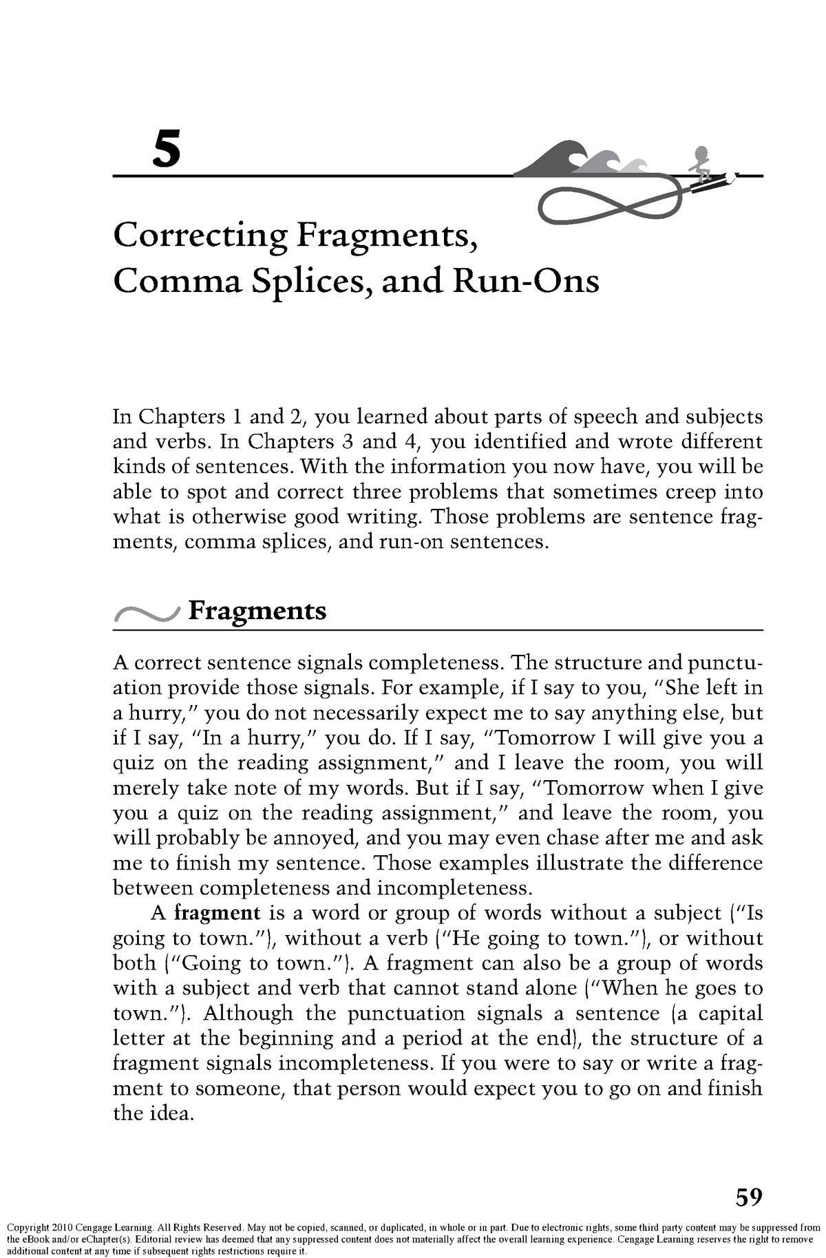 Fragment + Run-on Ngôn Ngữ Anh - 5 Correcting Fragments, Comma Splices ...