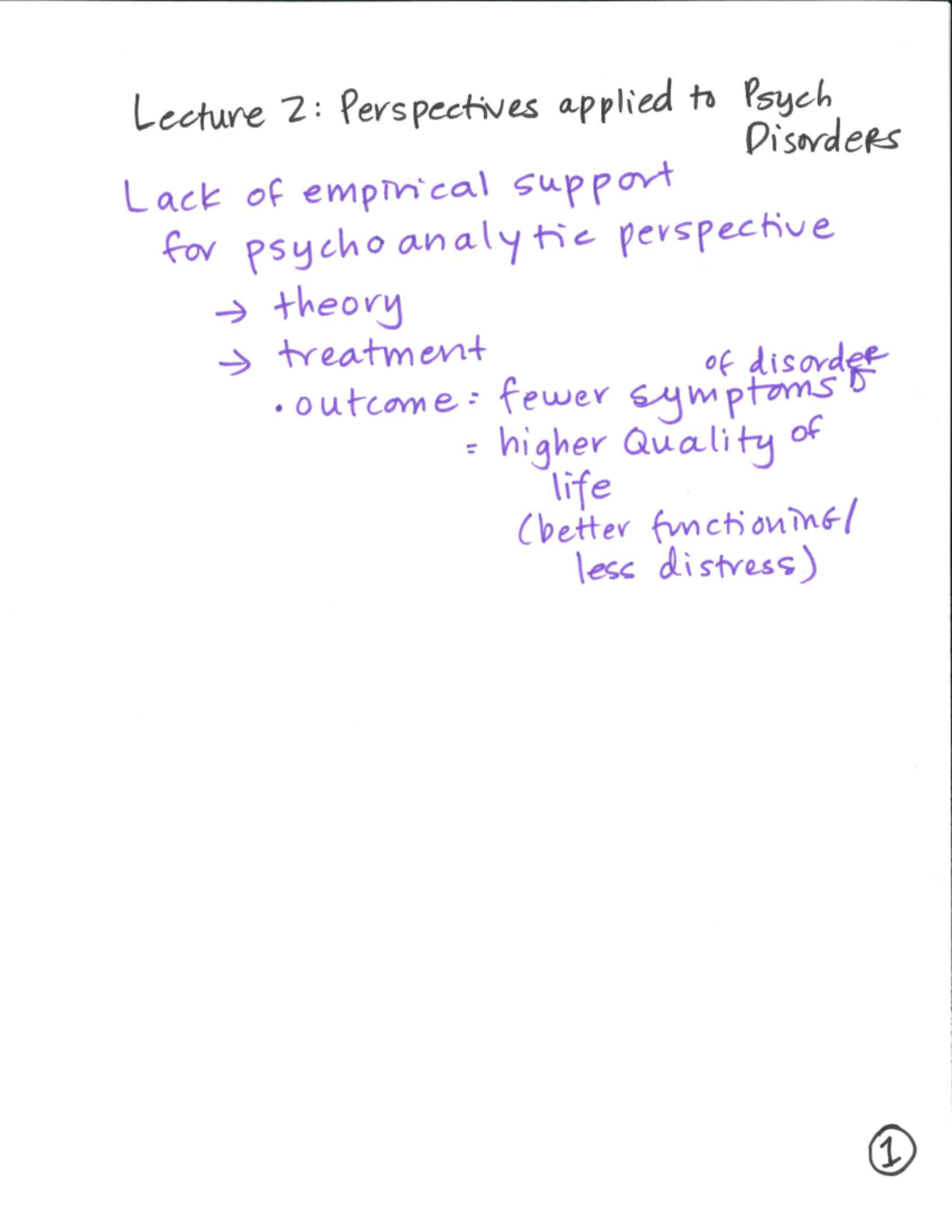 Psych+Perspectives+Lecture+2+ Notes - PSY-P 101 - Studocu