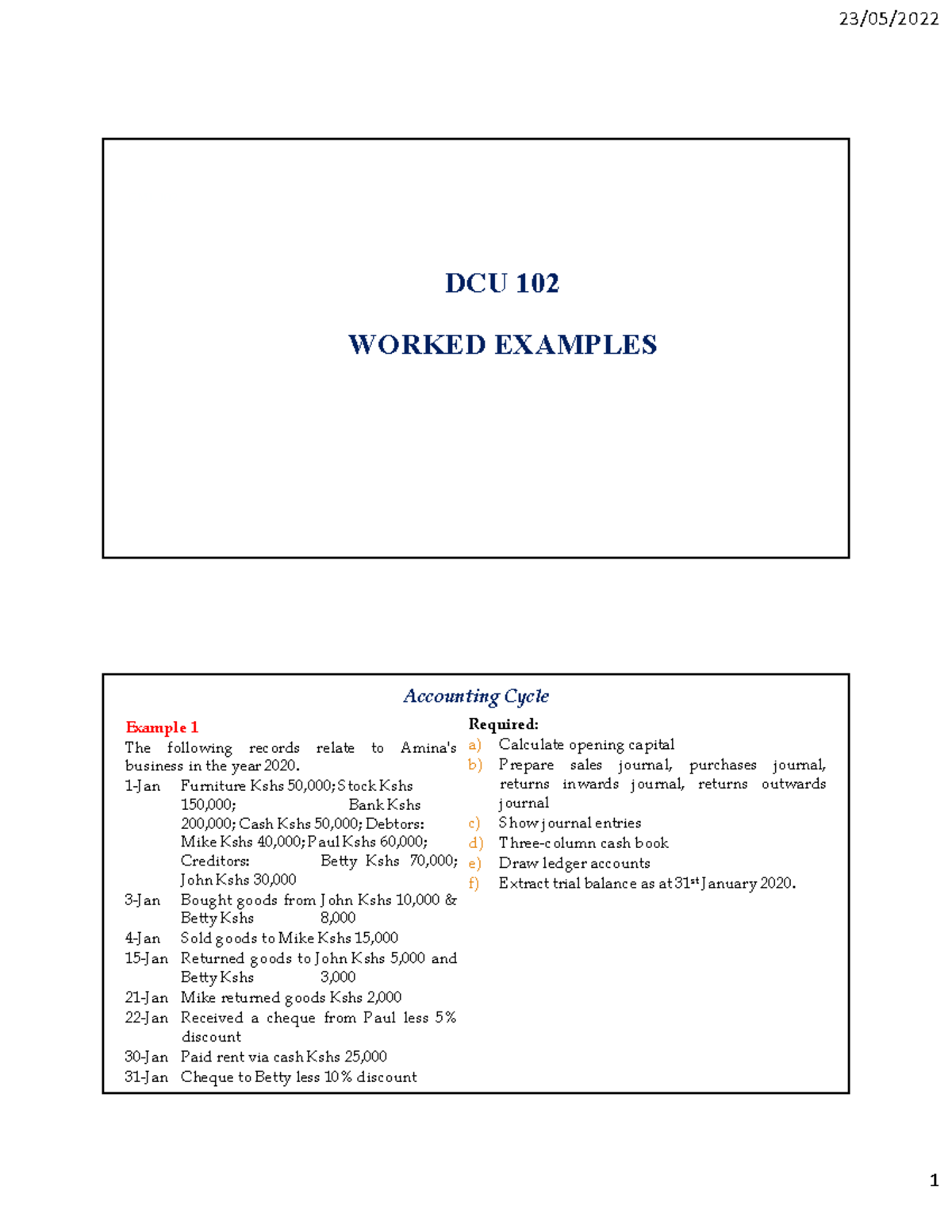 DCU 102 Examples - Last week the Daily Beast reported that text ...