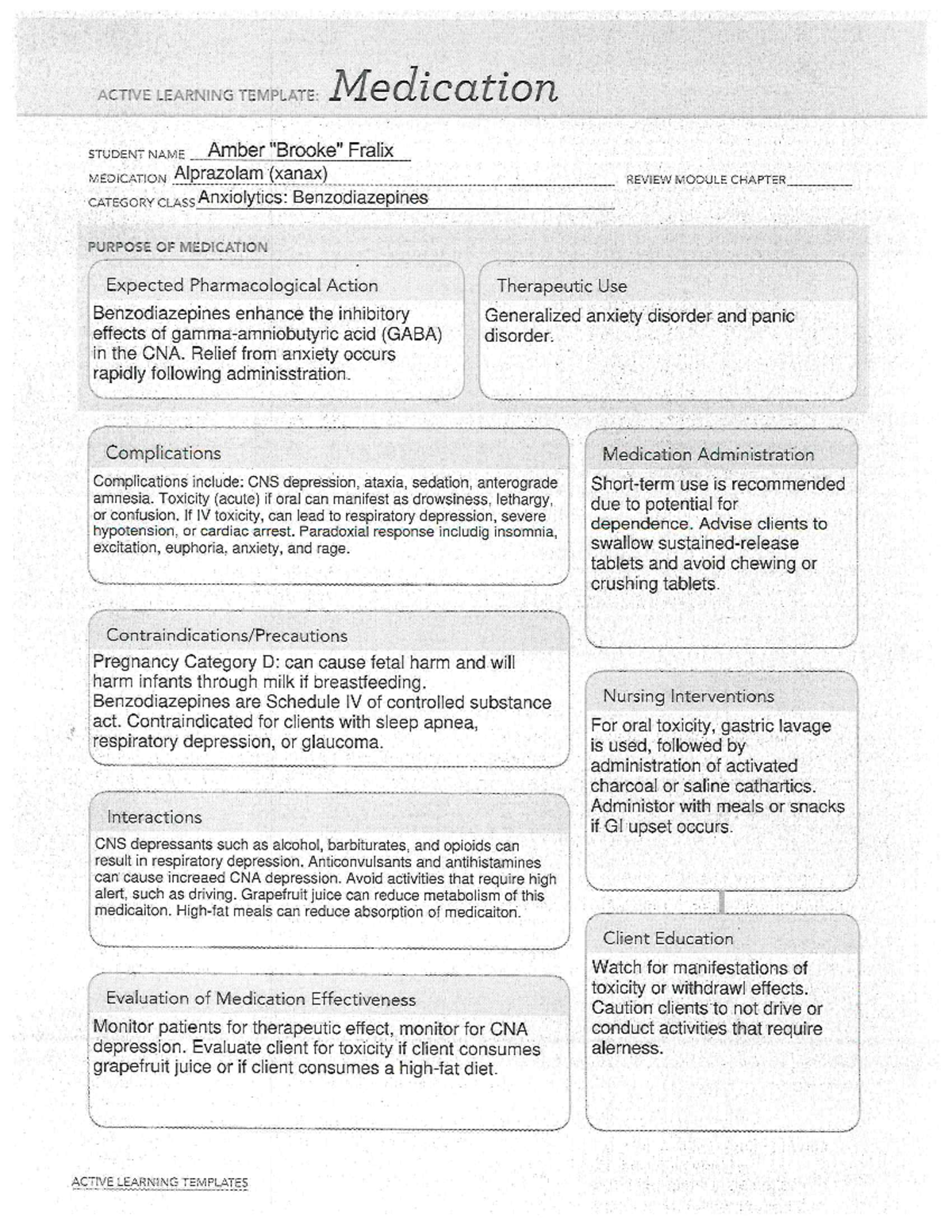 Psych Drug / Medication Cards - NUR 214 - Studocu